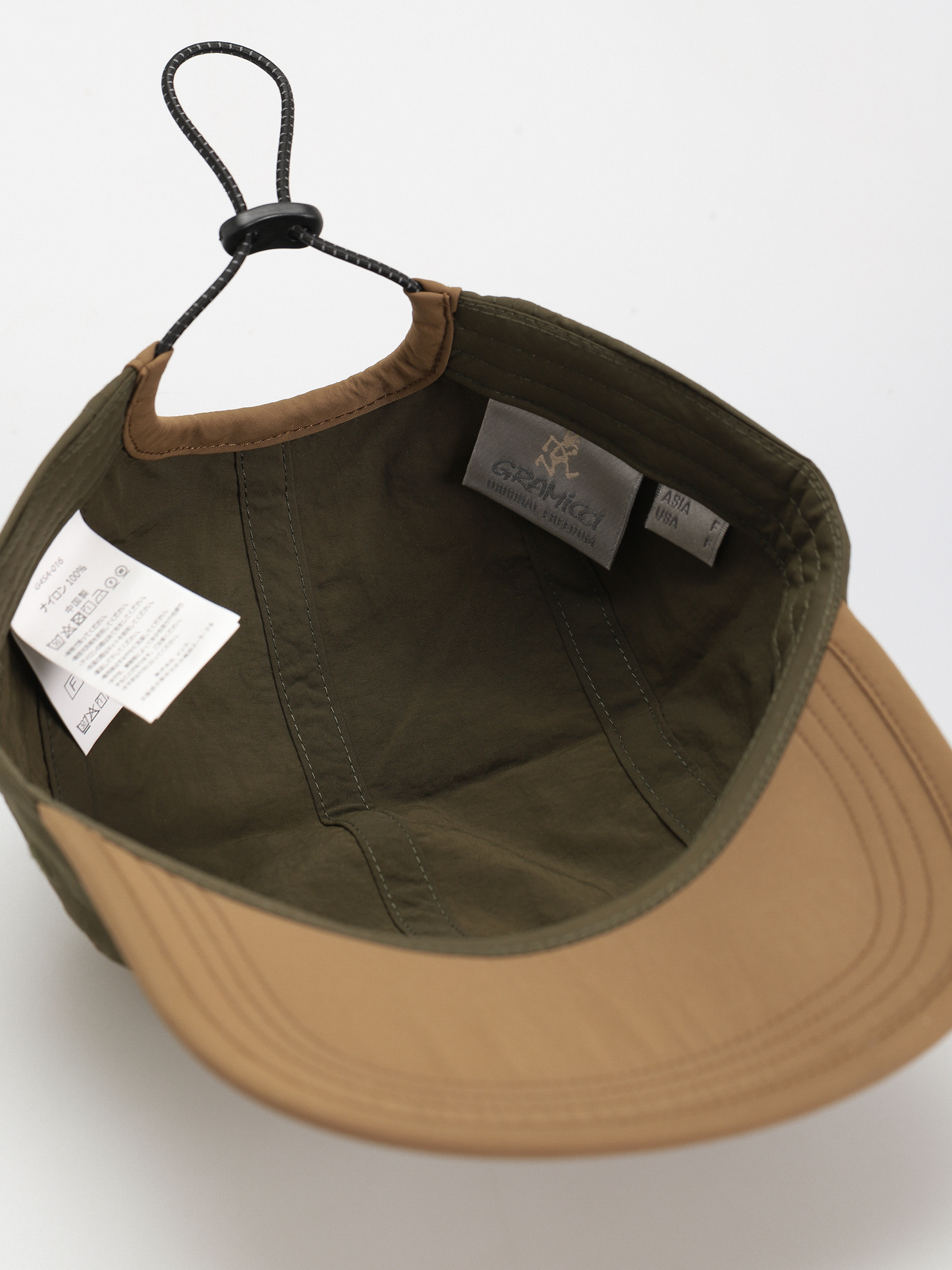 Baseball sapka Gramicci Nylon Cap (deep olive x coyote)
