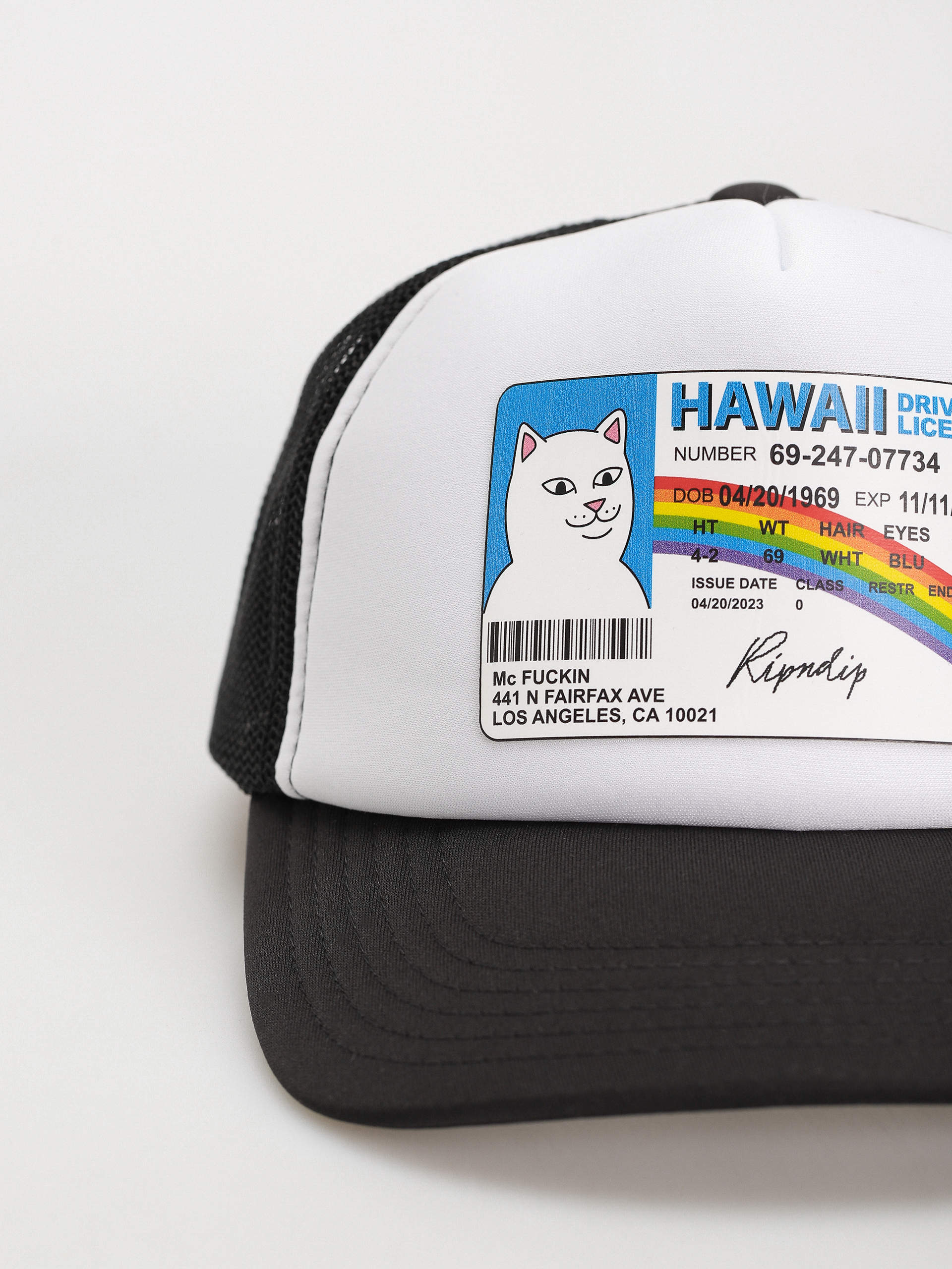 Baseball sapka RipNDip Mcfuckin Trucker (black)