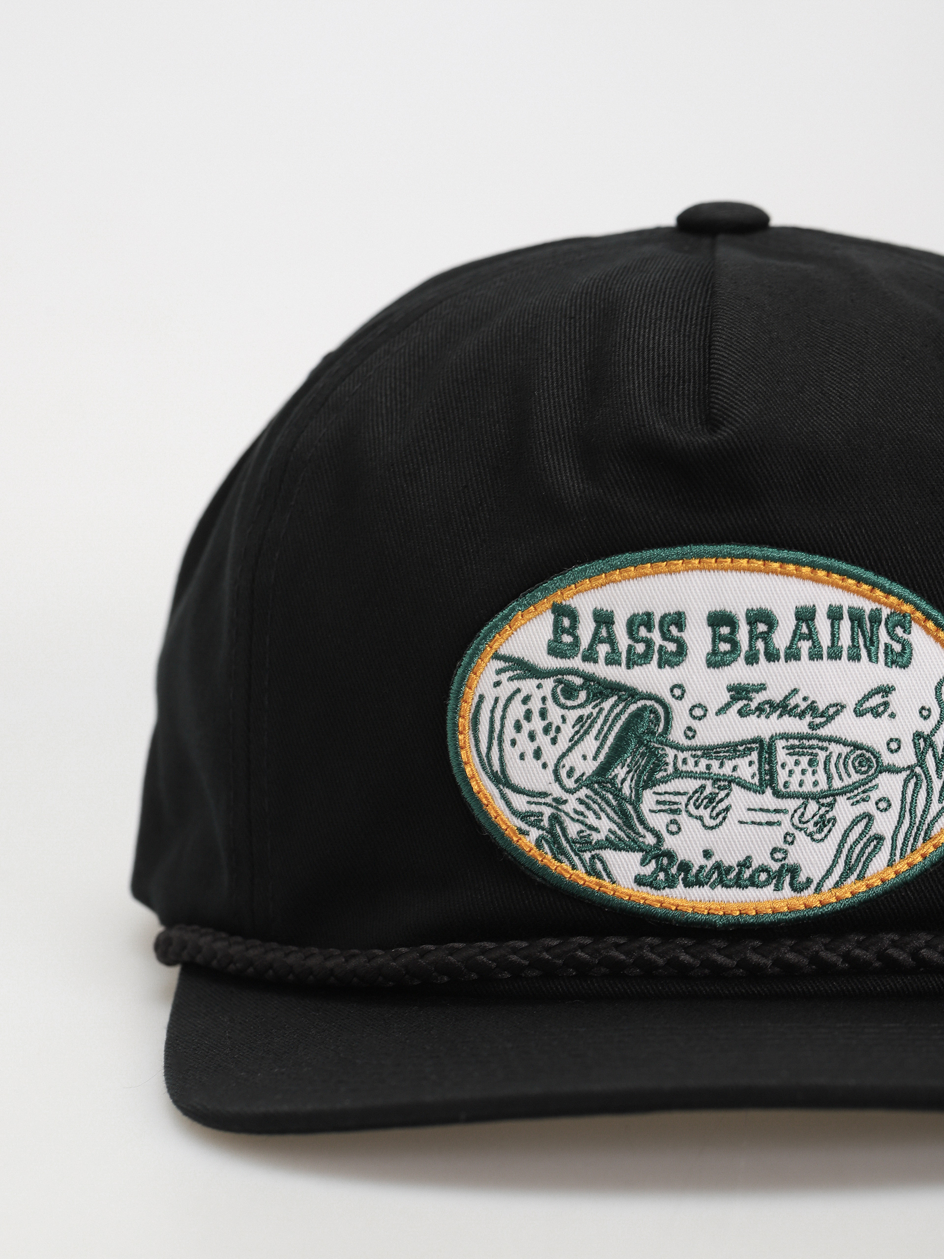 Brixton Bass Brains Swim Hp Snapback Baseball sapka (black)
