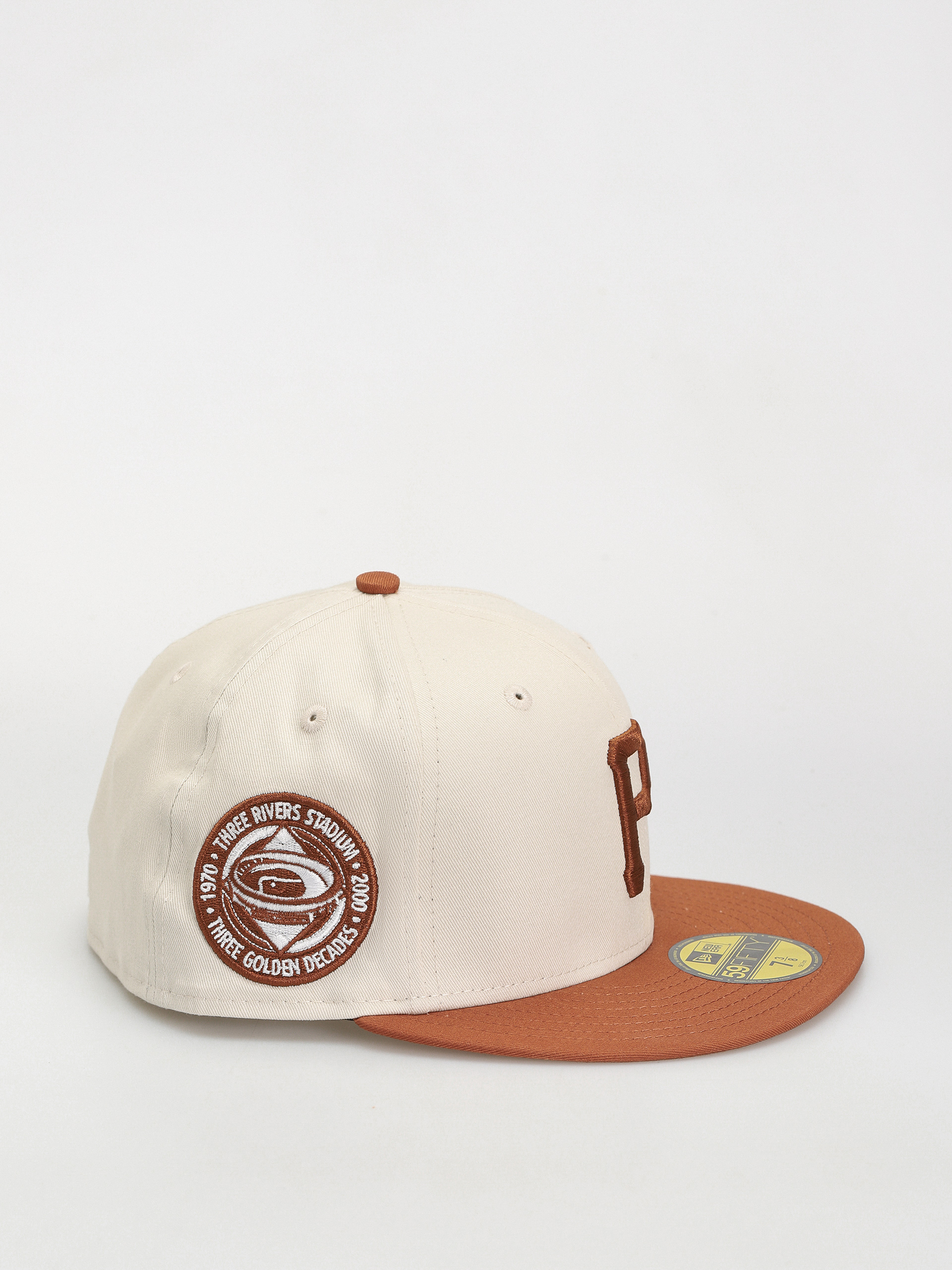 New Era White Crown 59Fifty Pittsburgh Pirates Baseball sapka (brown/ivory)