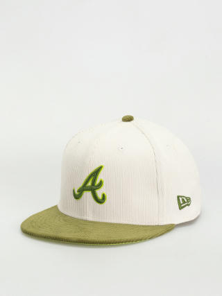 New Era Cord 59Fifty Atlanta Braves Baseball sapka (green/white)