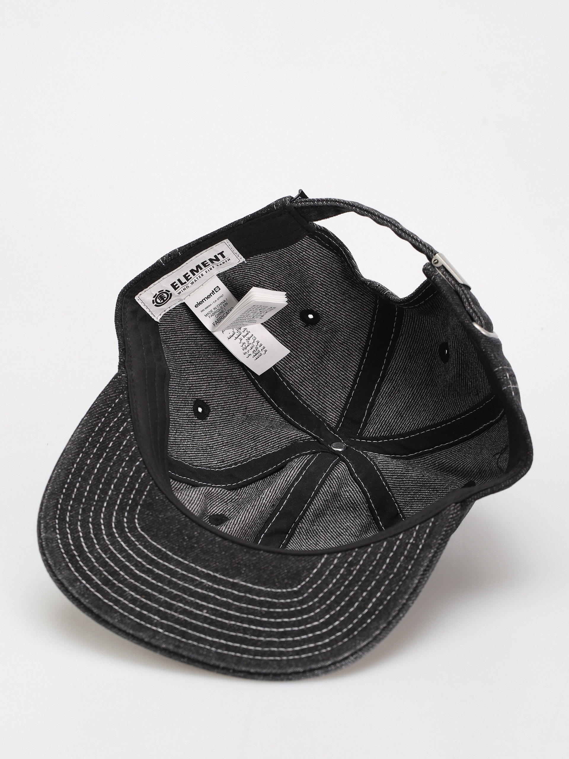 Baseball sapka Element Pool Cap (washed black)