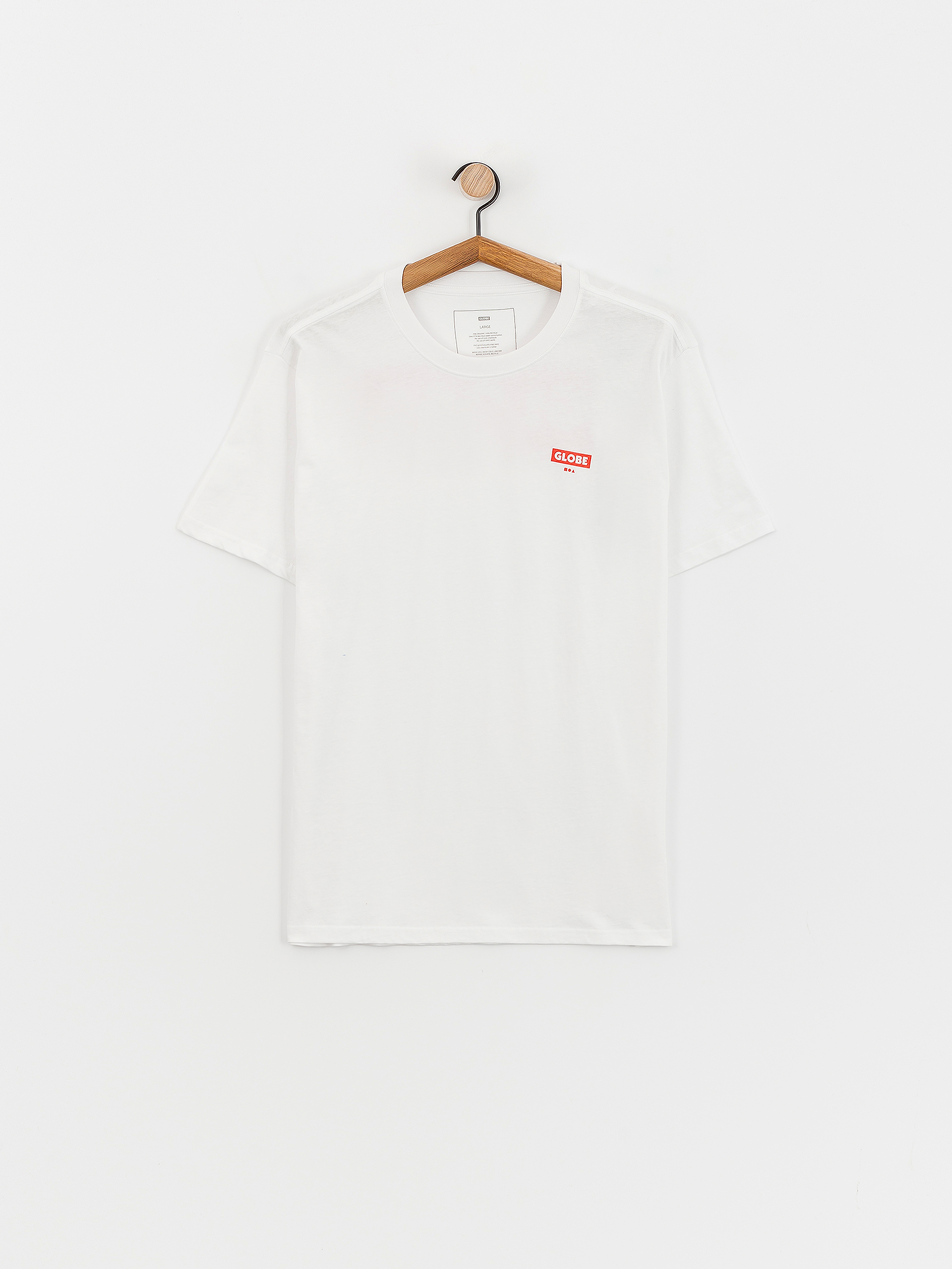 Póló Globe Living Low Velocity (white/red)