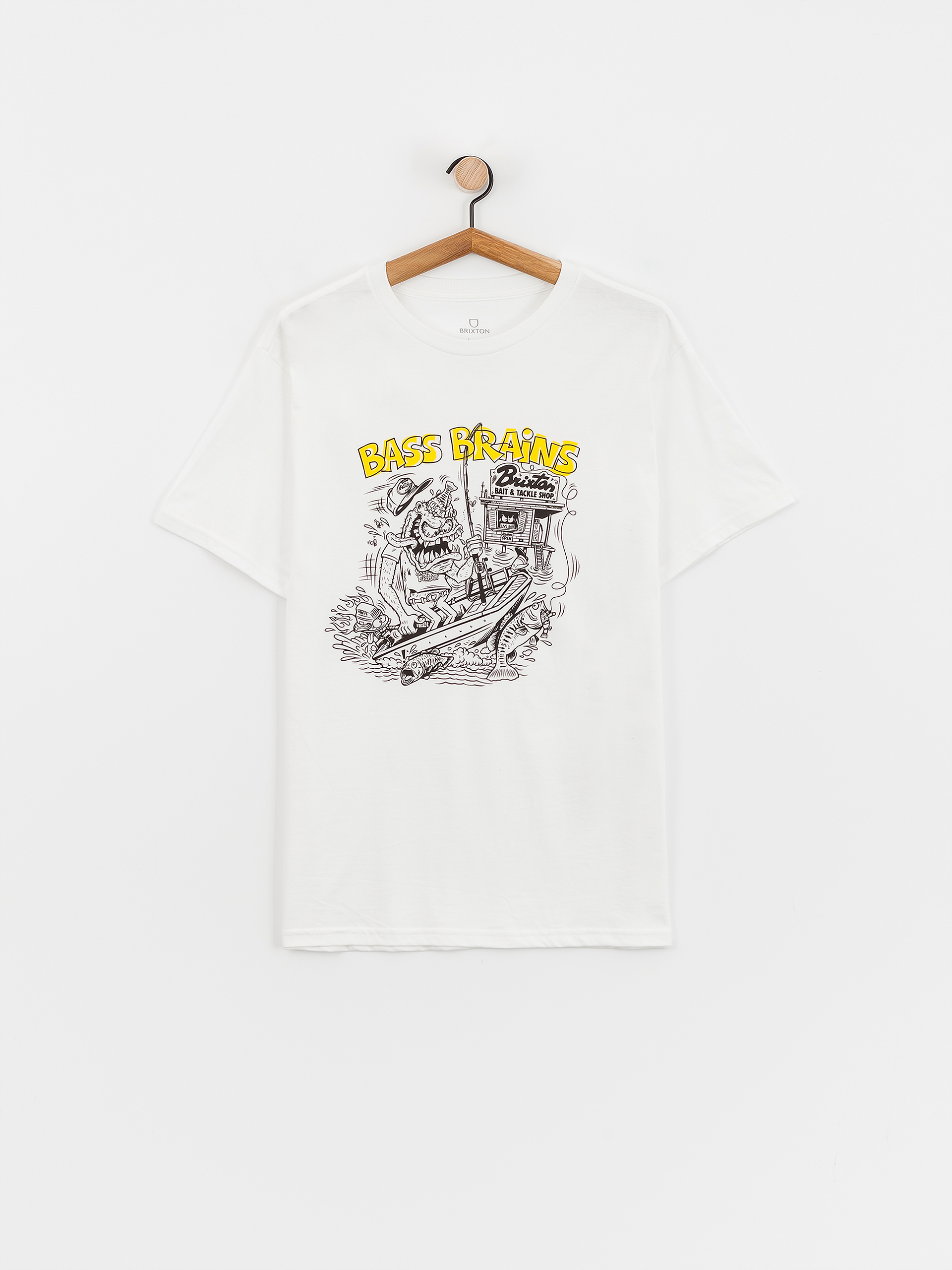 Brixton Bass Brains Monster Stt Póló (white)