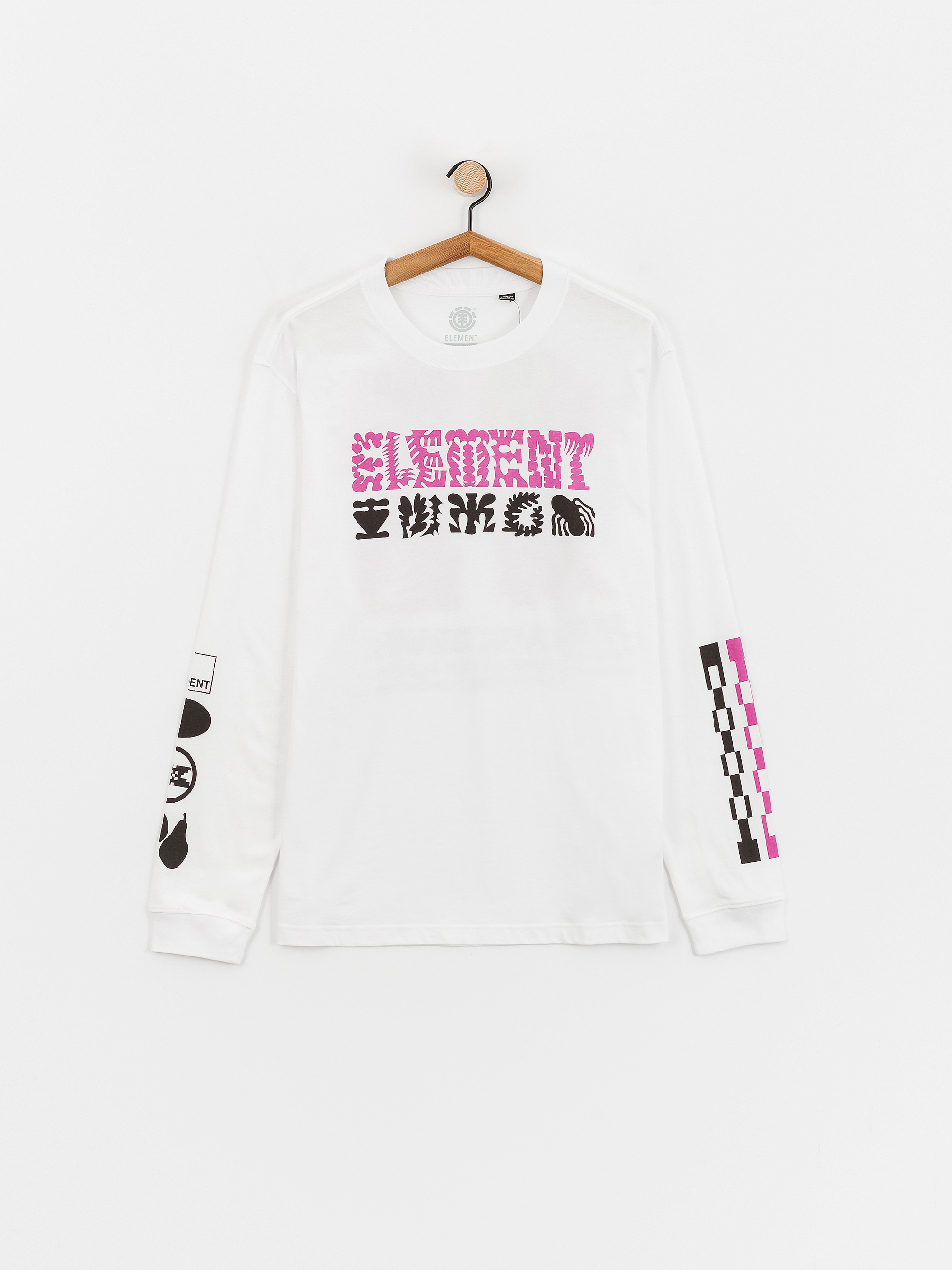 Element Awake Hosszú ujjú felső (optic white)