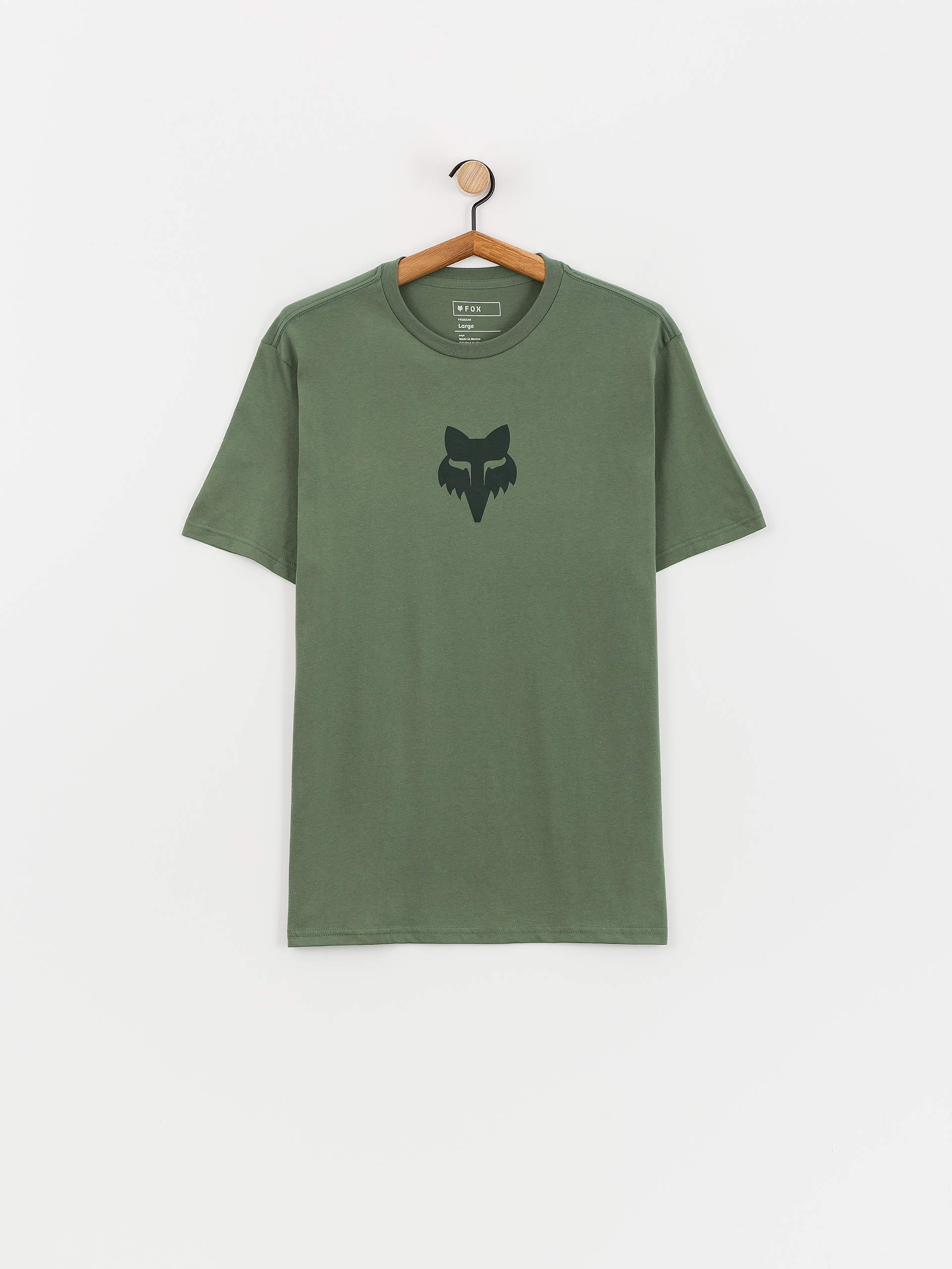 Fox Fox Head Prem Póló (hunter green)