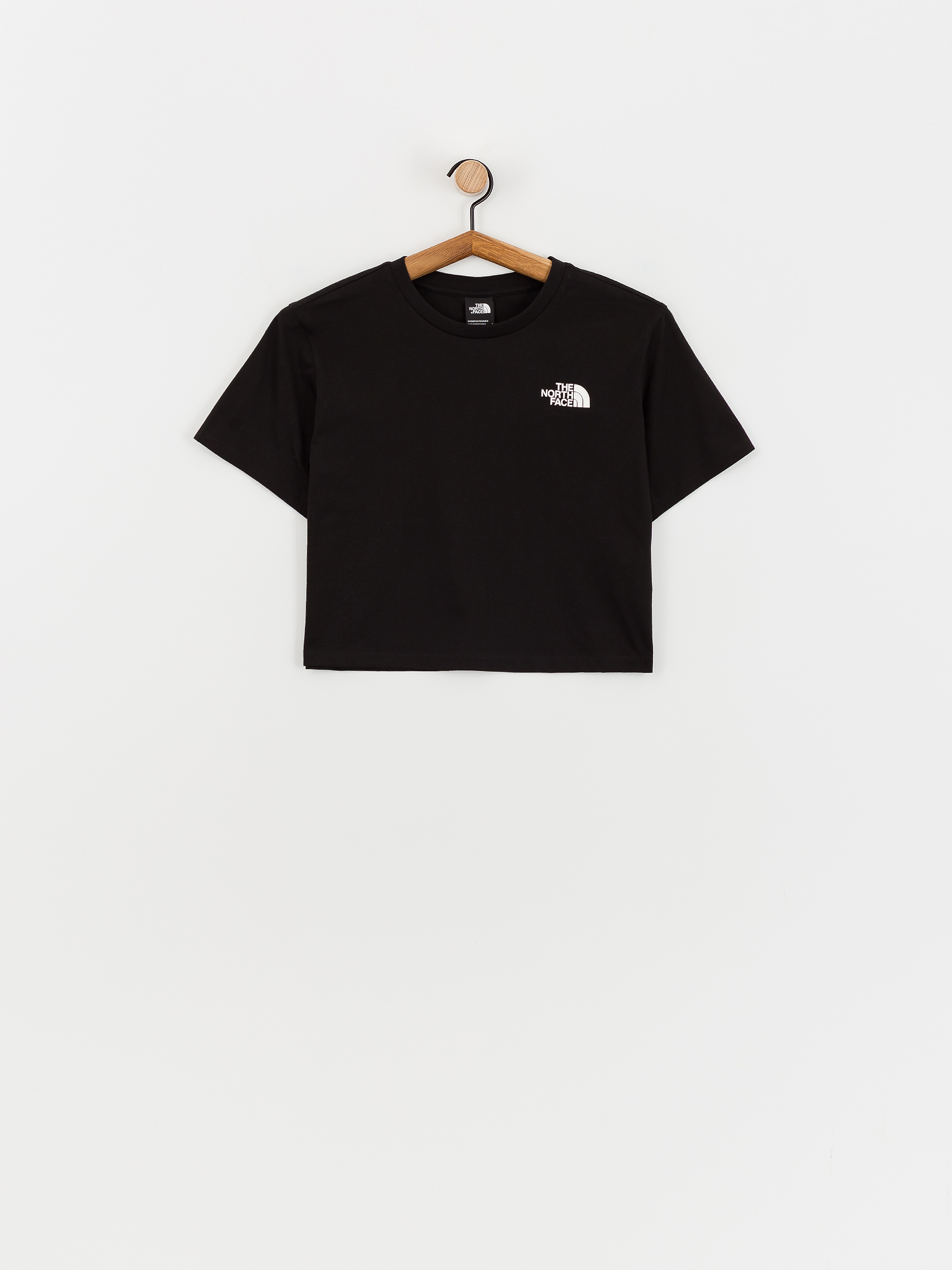 Póló The North Face Simple Dome Cropped Slim Wmn (tnf black)