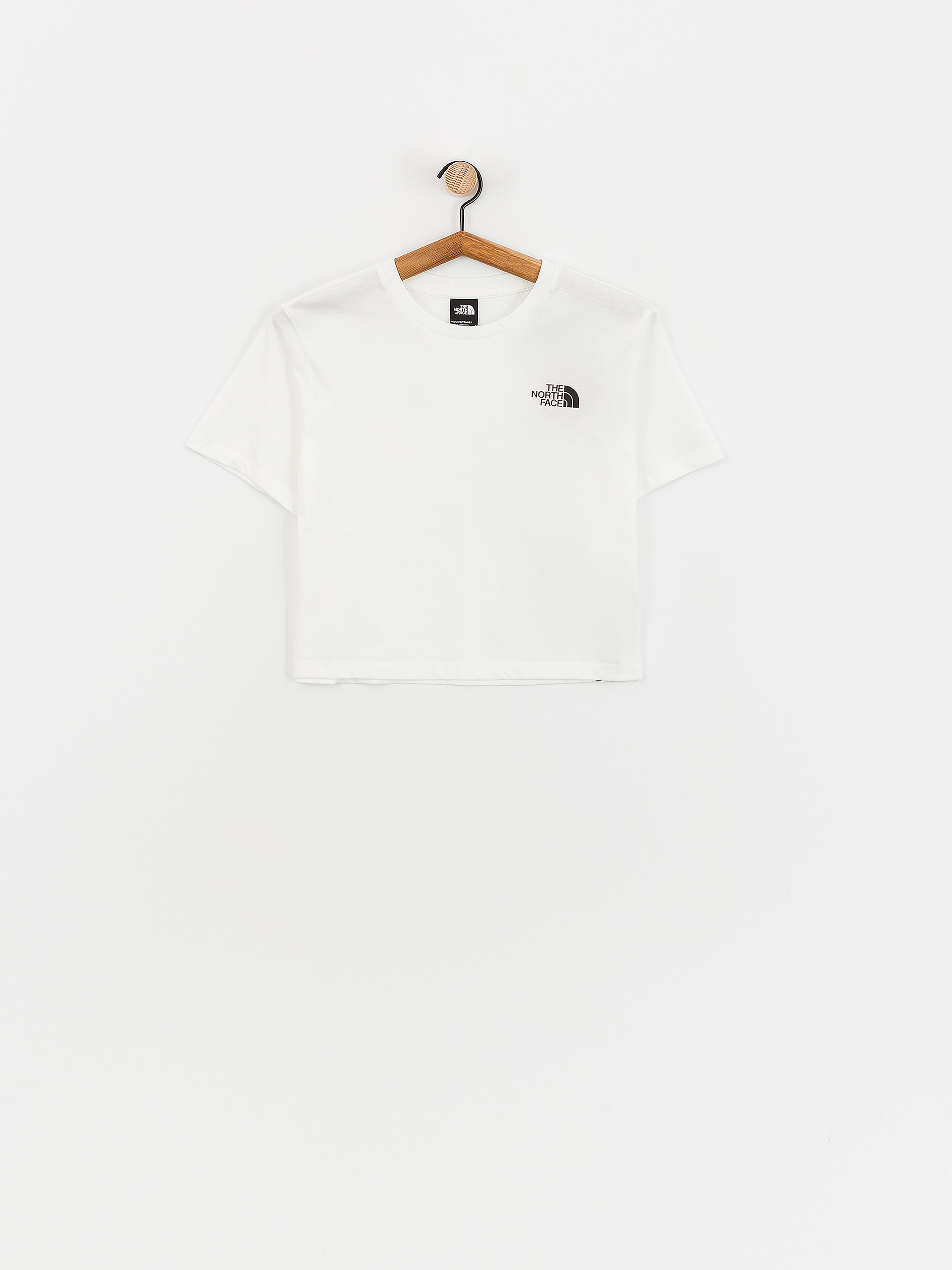 Póló The North Face Simple Dome Cropped Slim Wmn (tnf white)