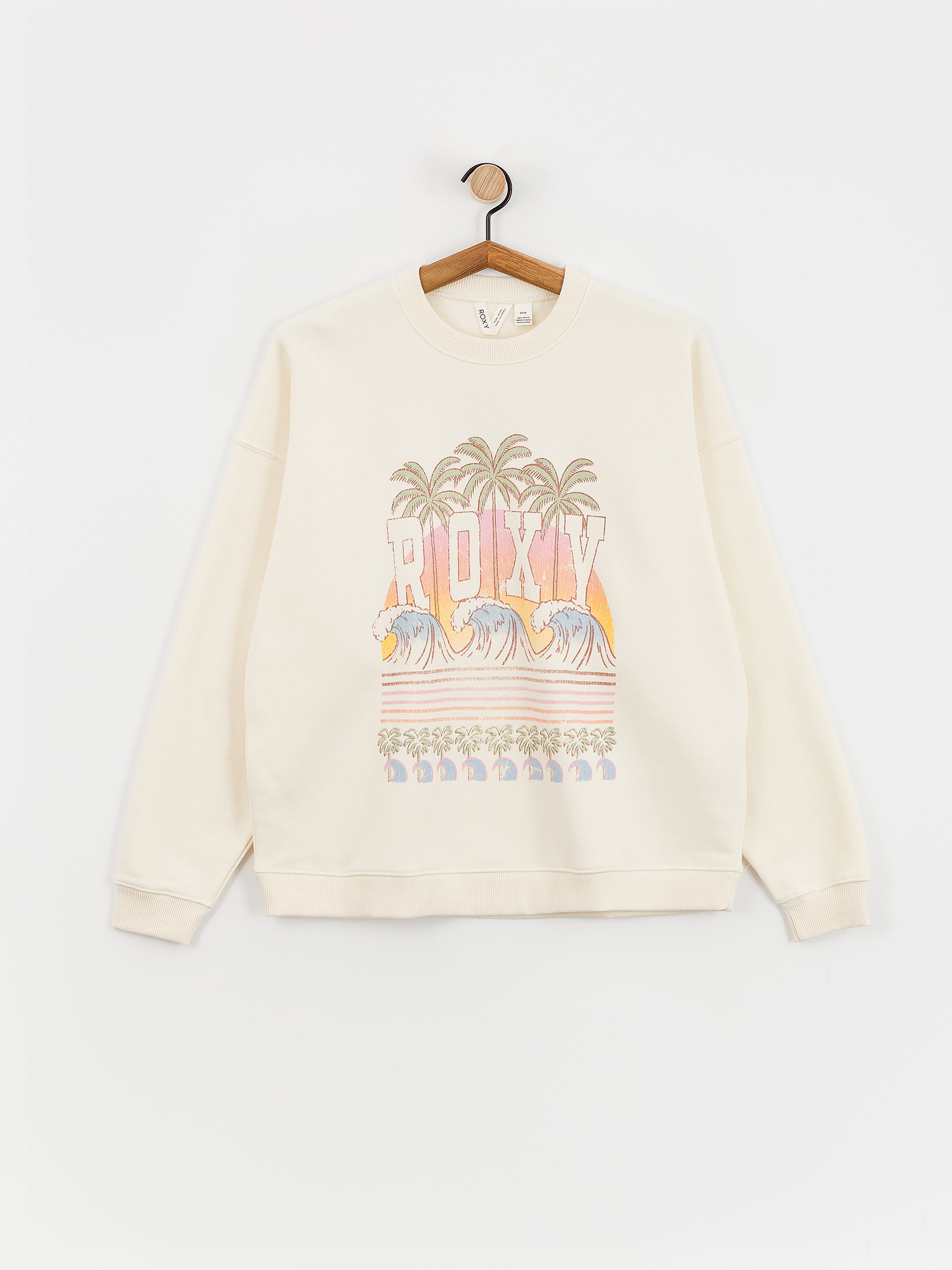 Pulóver Roxy Lineup Oversized Crew Wmn (egret)