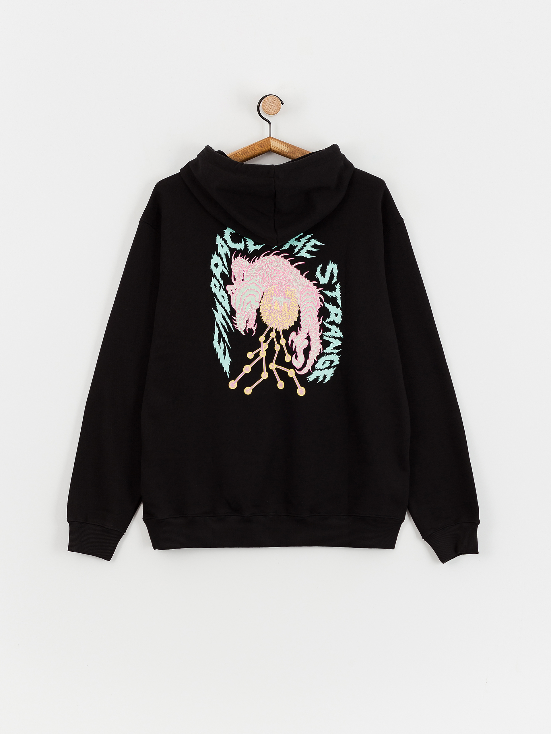 Kapucnis pulóver Volcom Fa Tetsunori HD (black)