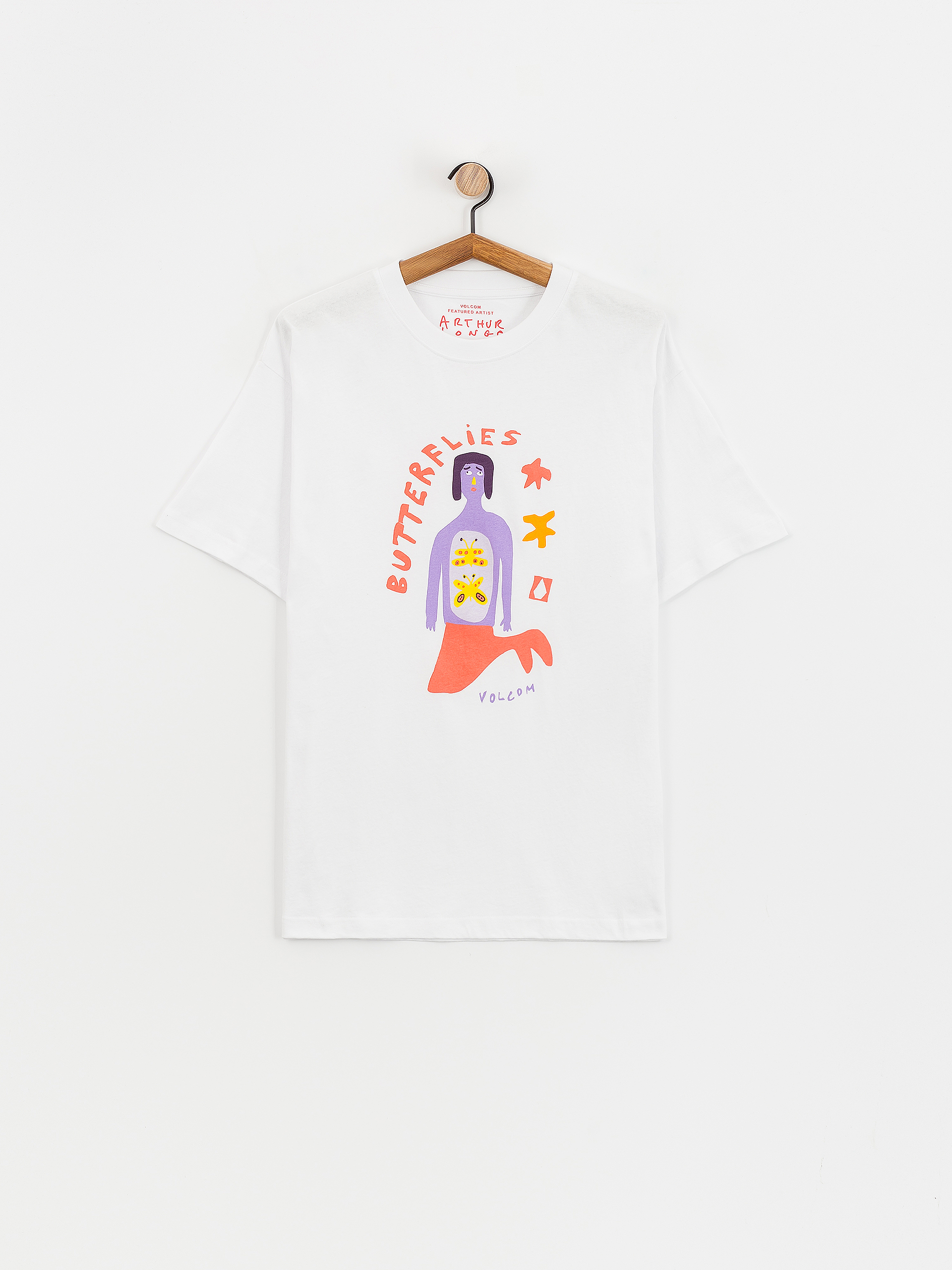 Póló Volcom Fa Arthur Longo 2 Lse (white)