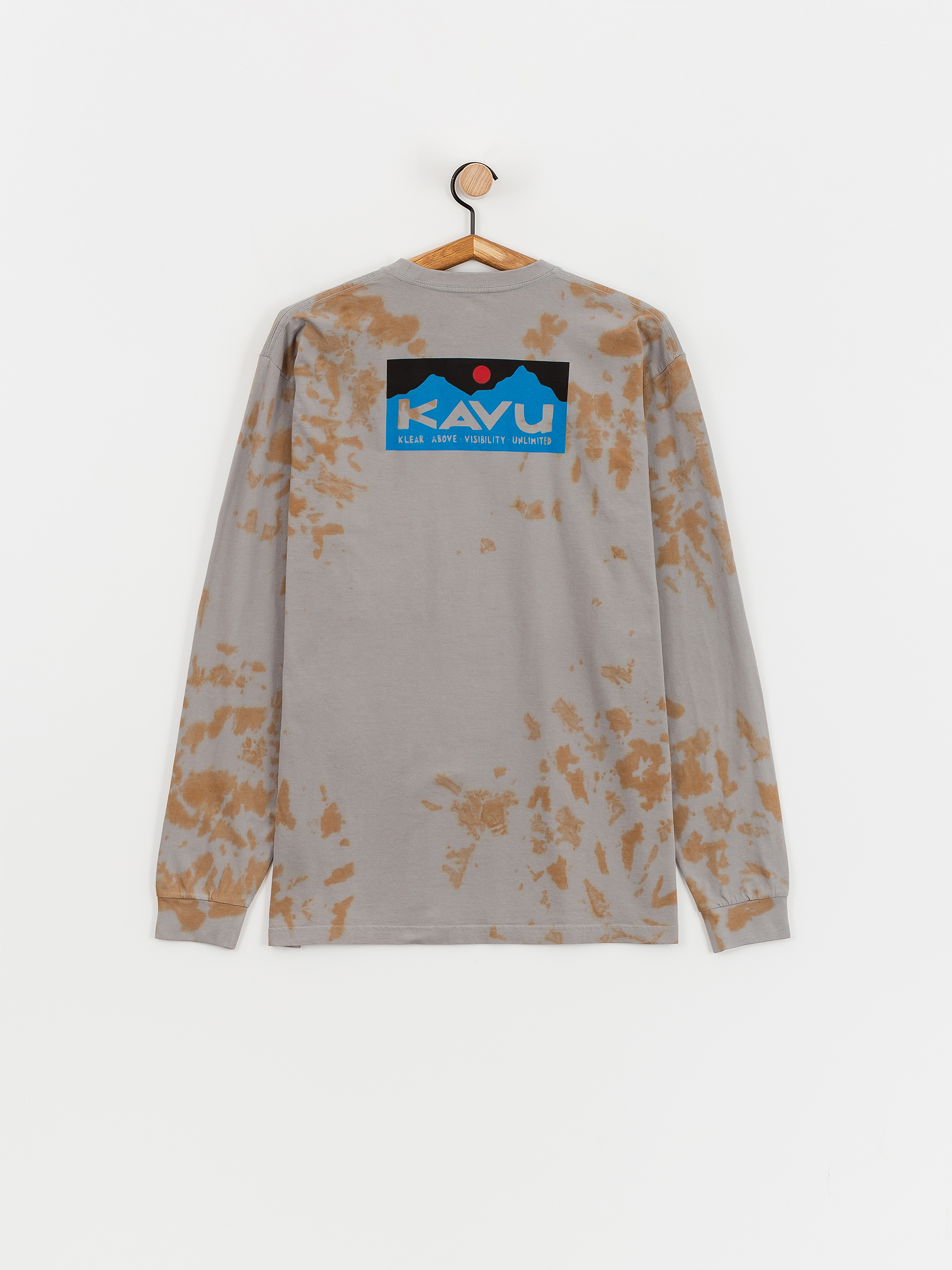 Póló Kavu LS Etch Art (moonstone tie dye)