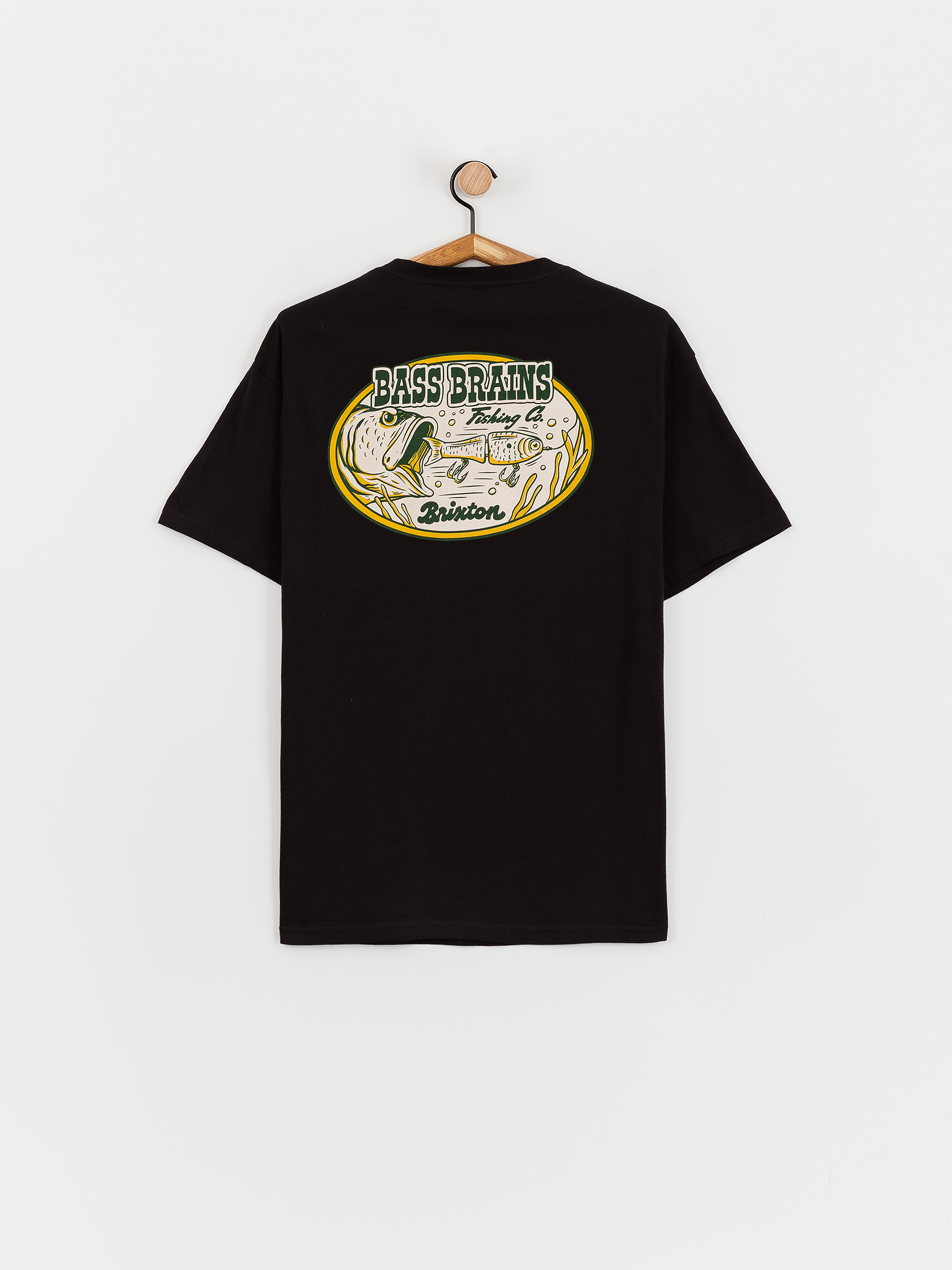 Póló Brixton Bass Brains Swim Stt (black)