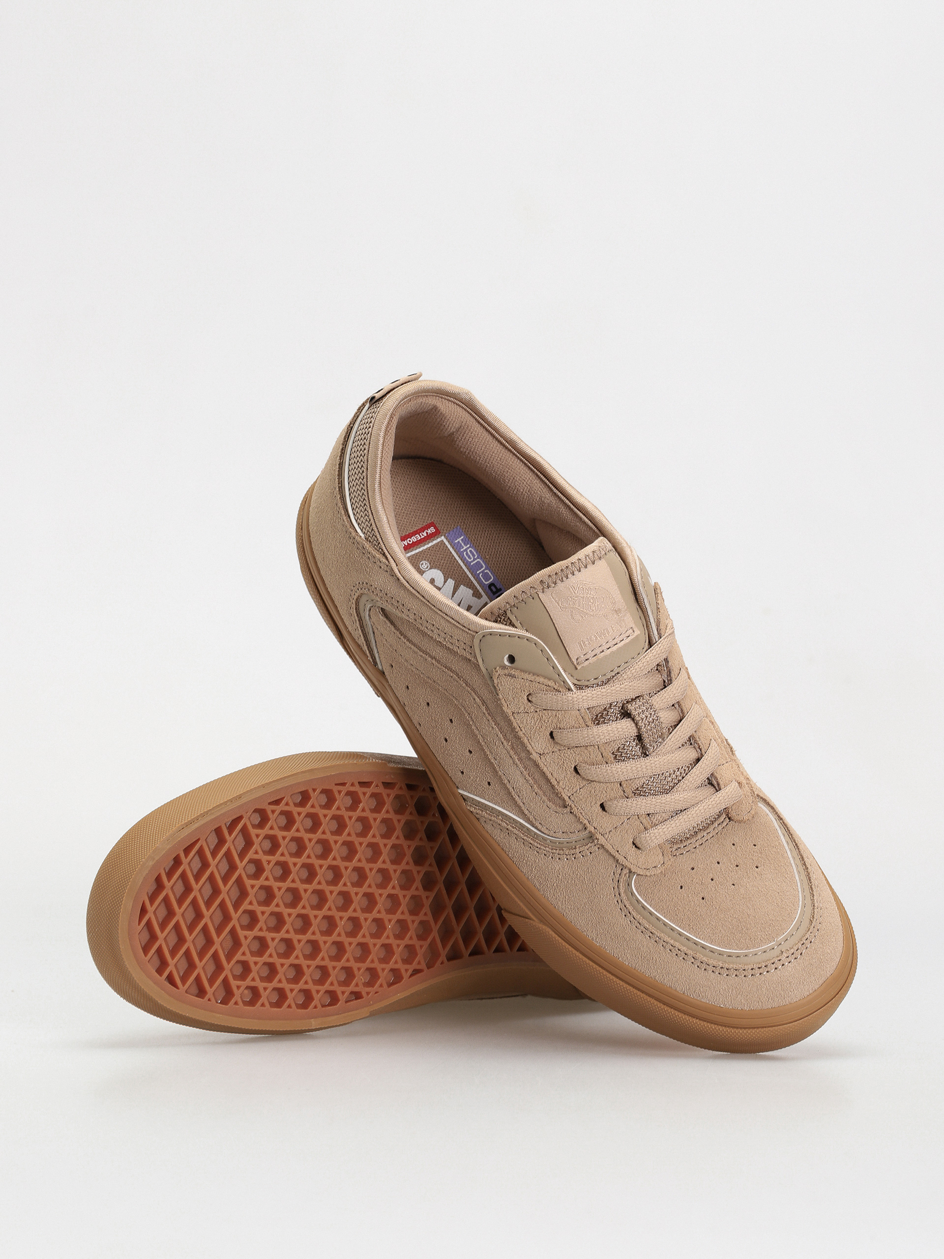 Vans Skate Rowley Cipők (suede tan/gum)