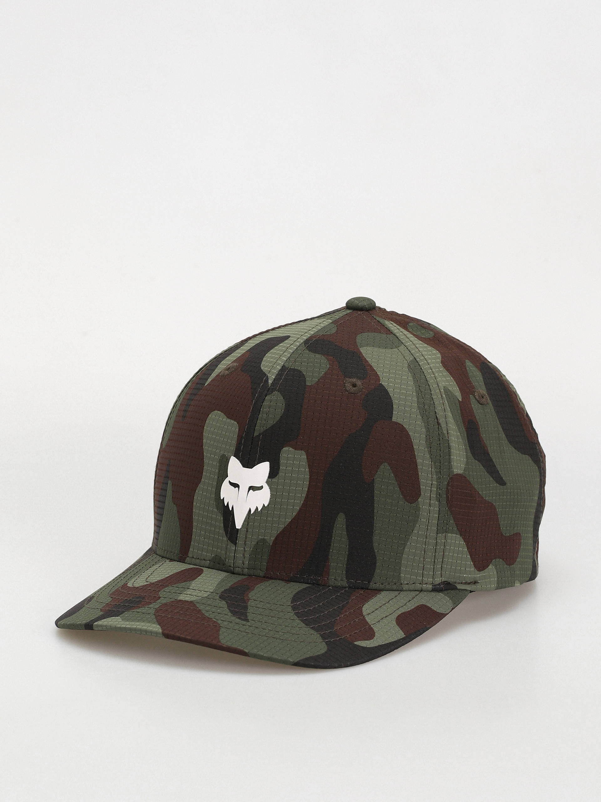 Fox Fox Head Camo Tech Flexfit Baseball sapka (green camo)