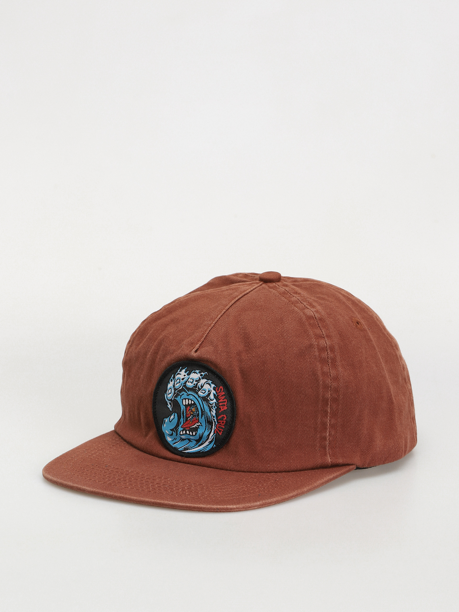 Santa Cruz Screaming Wave Snapback Baseball sapka (brown overdye)