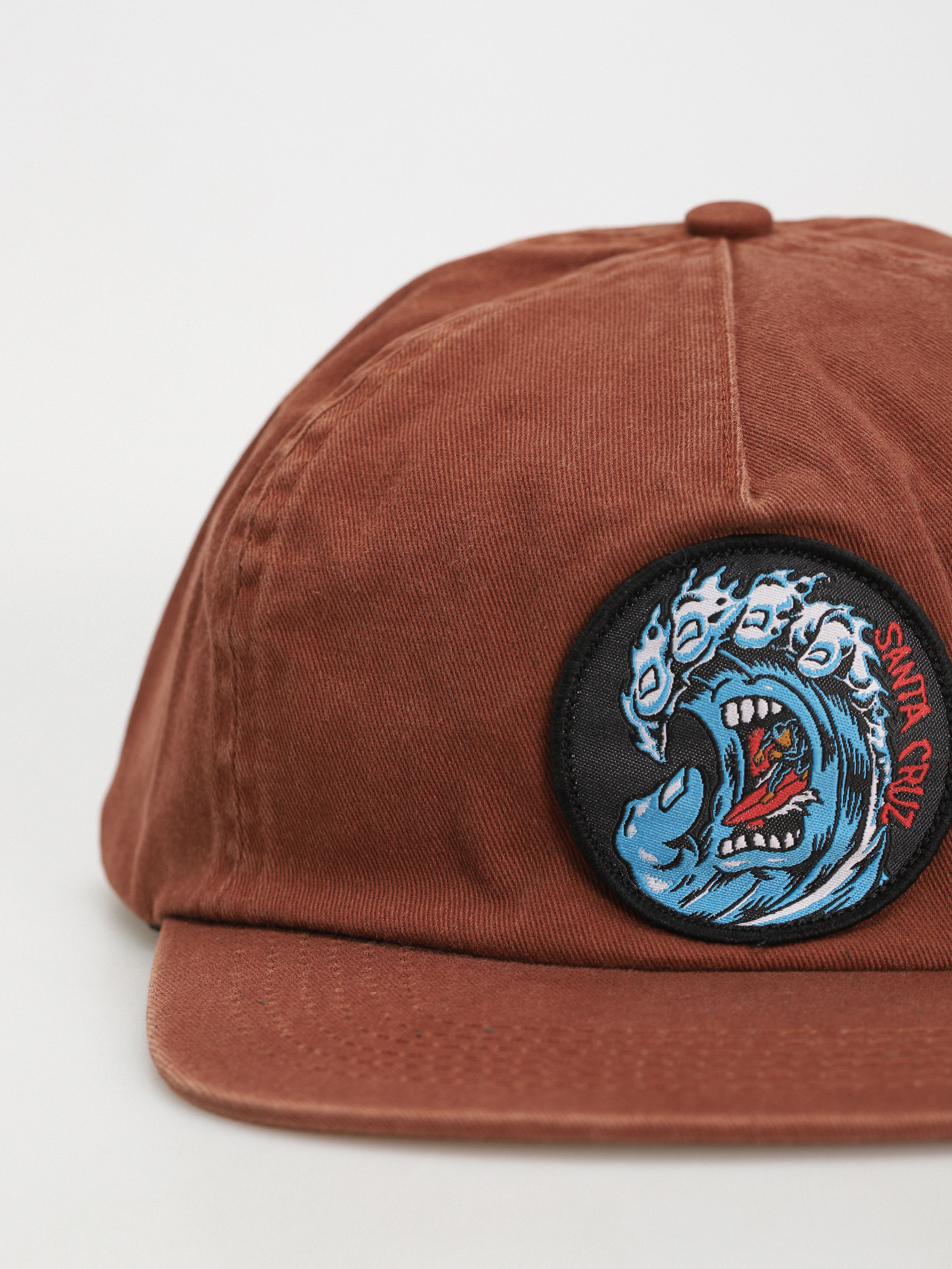 Santa Cruz Screaming Wave Snapback Baseball sapka (brown overdye)