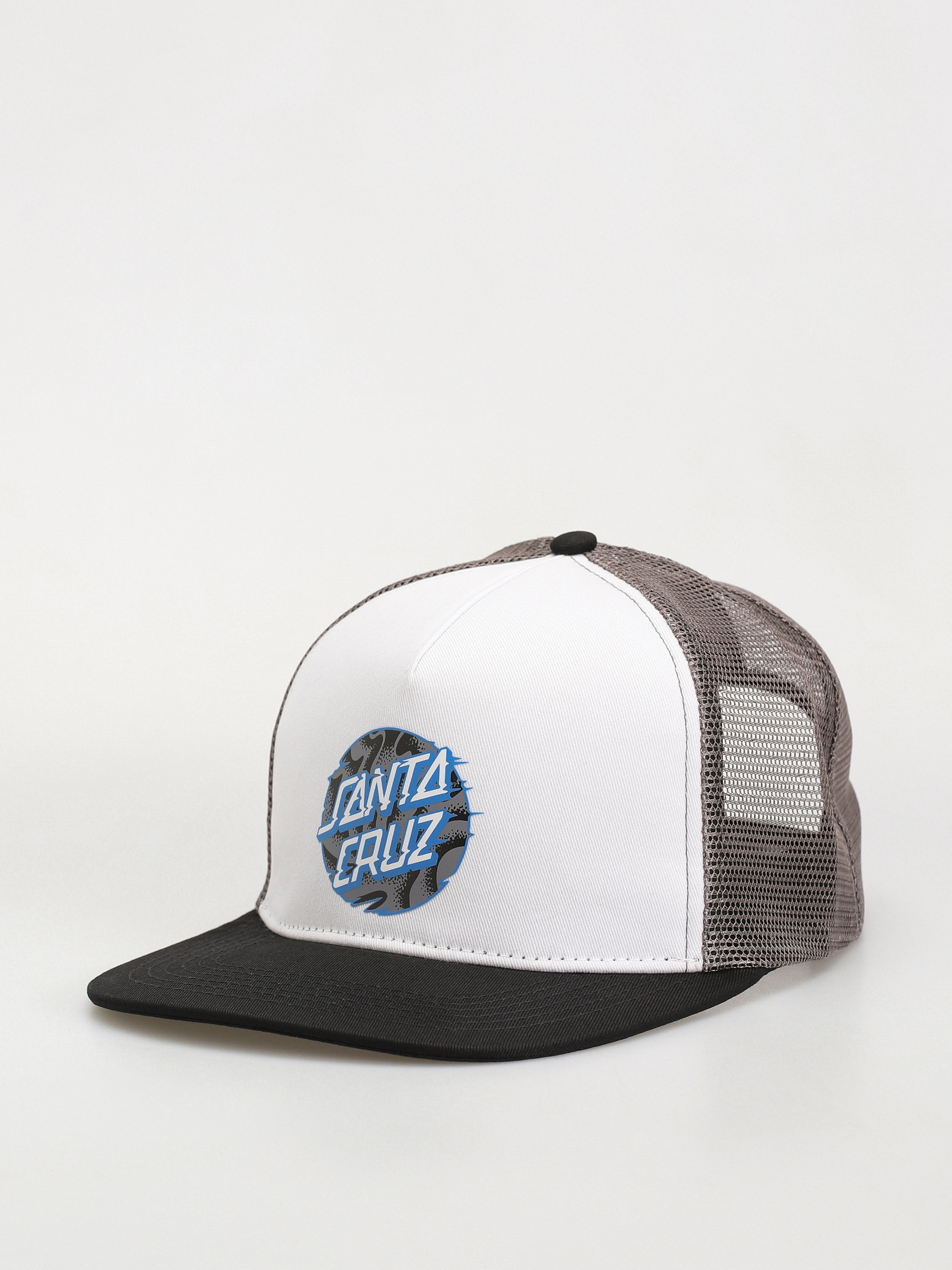 Baseball sapka Santa Cruz Vivid Slick Dot Meshback (white/grey)