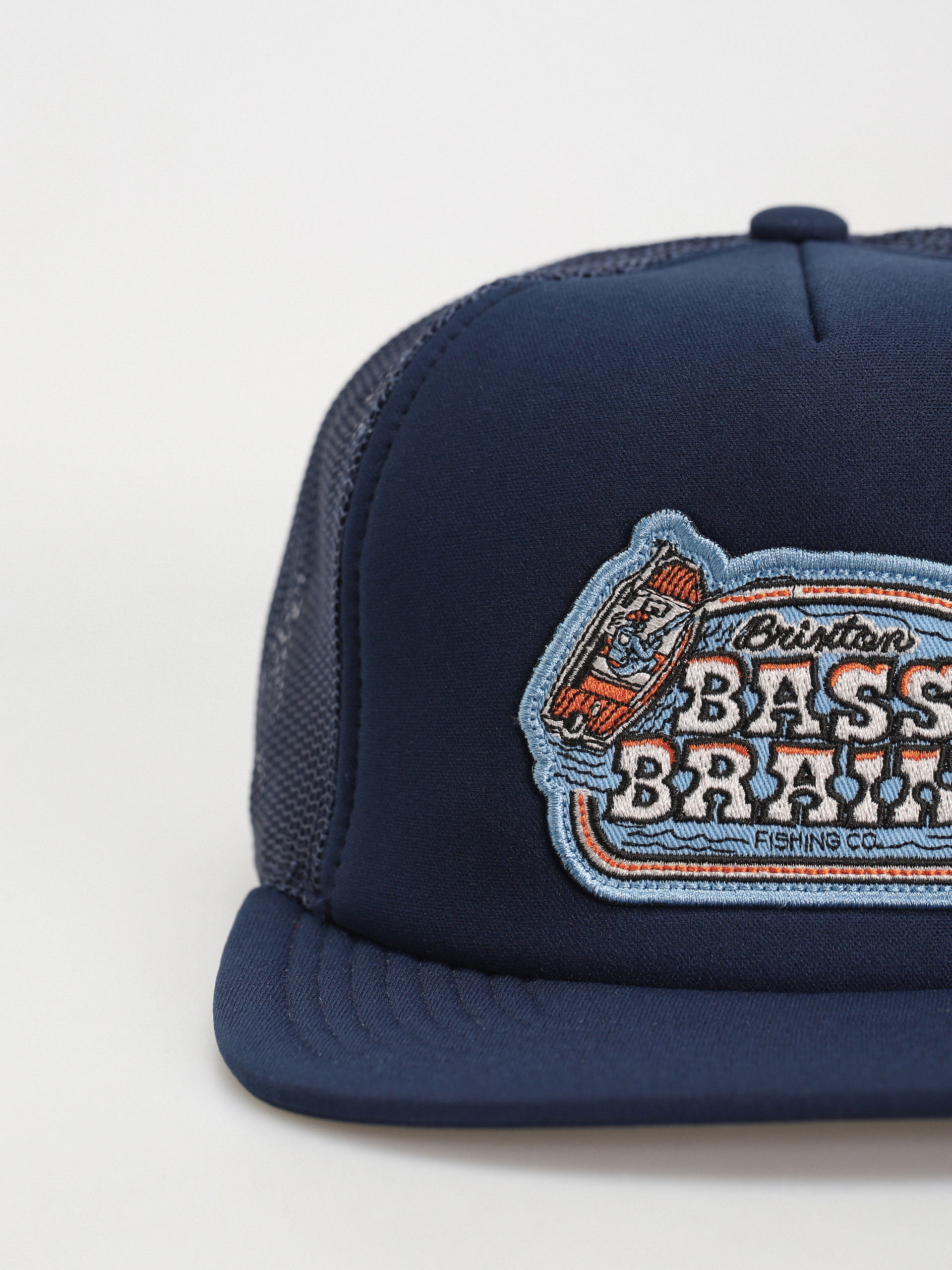 Baseball sapka Brixton Bass Brains Boat Hp Trucker Ha (washed navy)