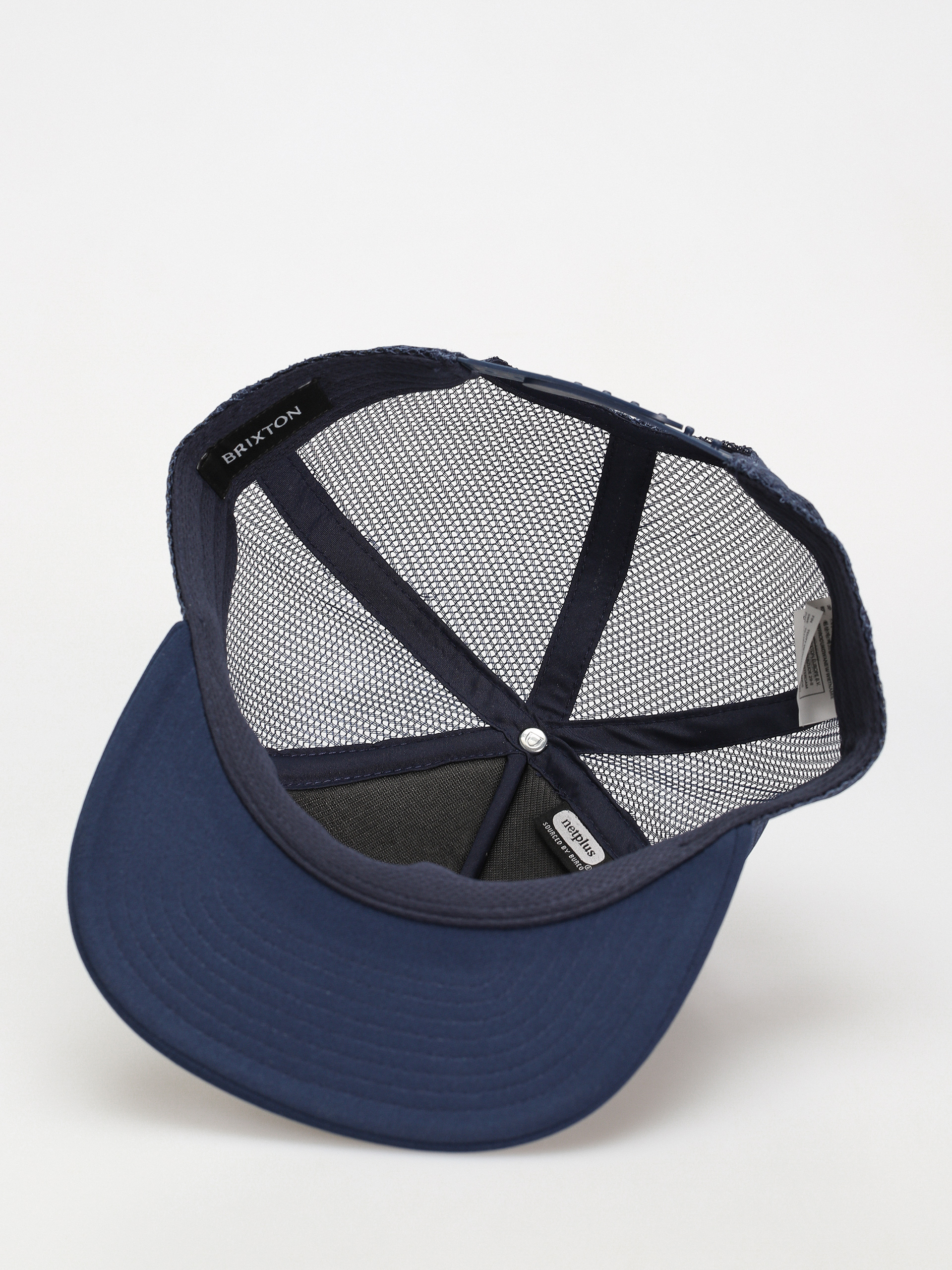 Baseball sapka Brixton Bass Brains Boat Hp Trucker Ha (washed navy)