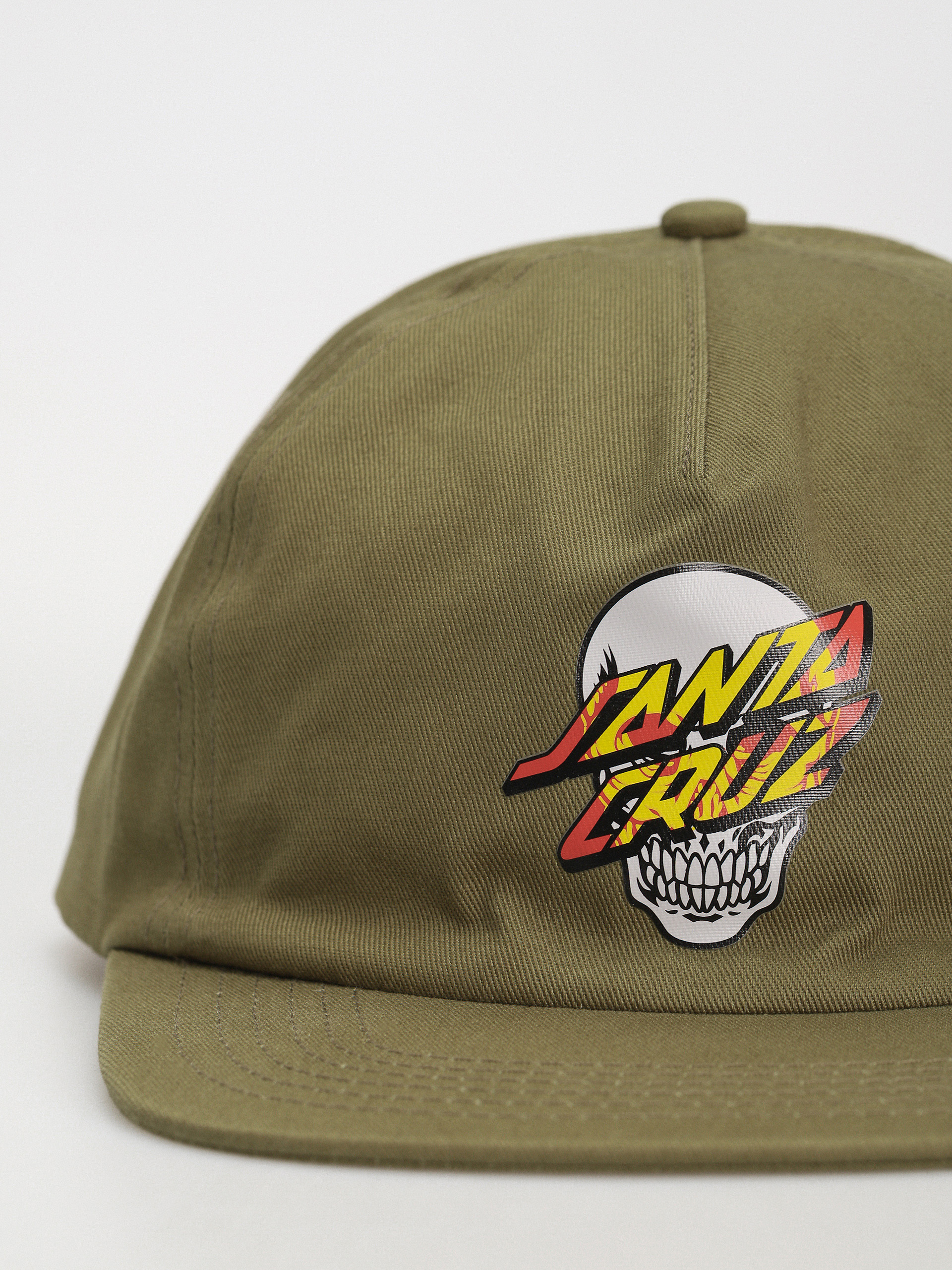 Santa Cruz Dressen Skull Dot Snapback Baseball sapka (sea kelp)