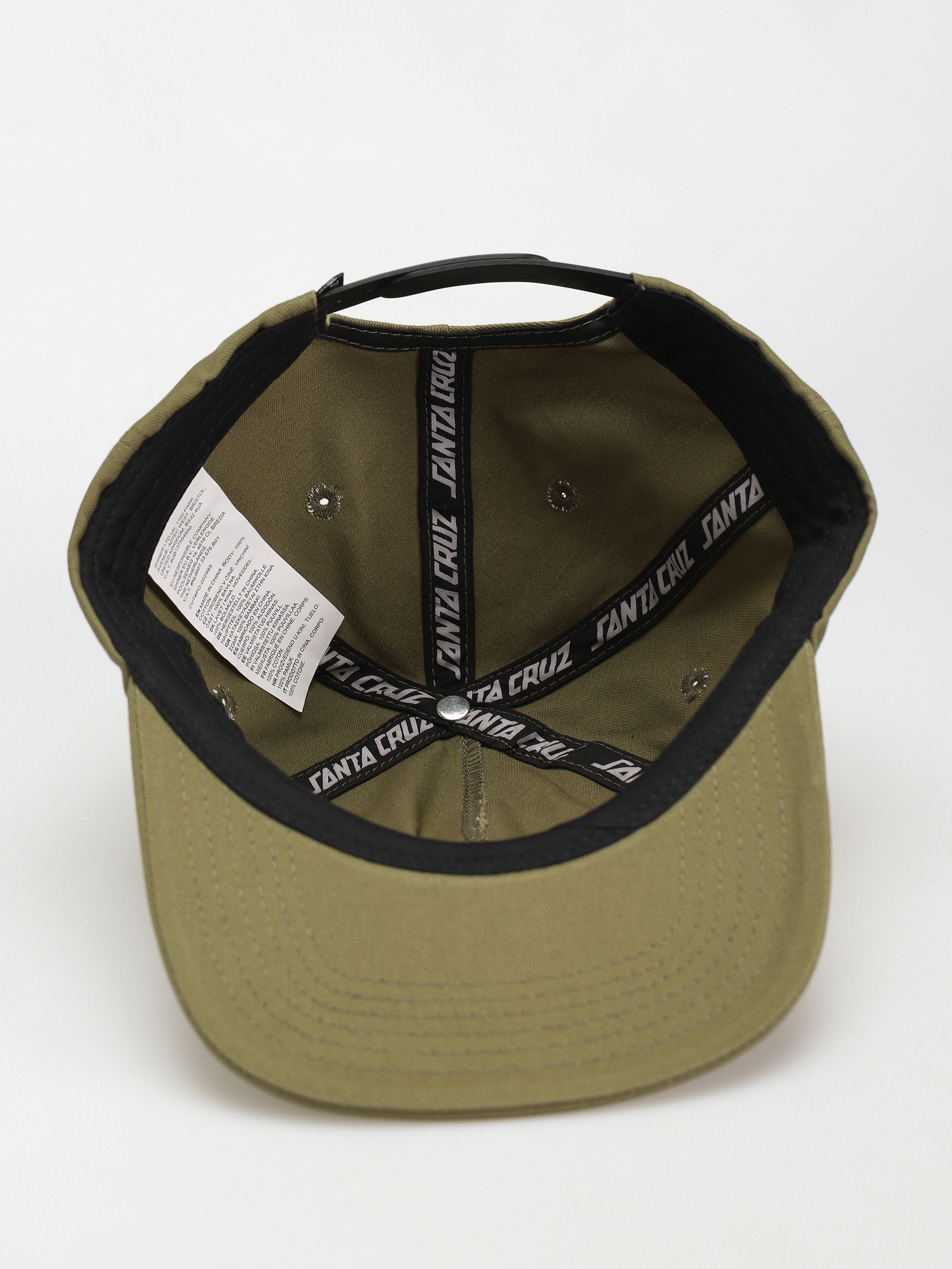 Santa Cruz Dressen Skull Dot Snapback Baseball sapka (sea kelp)