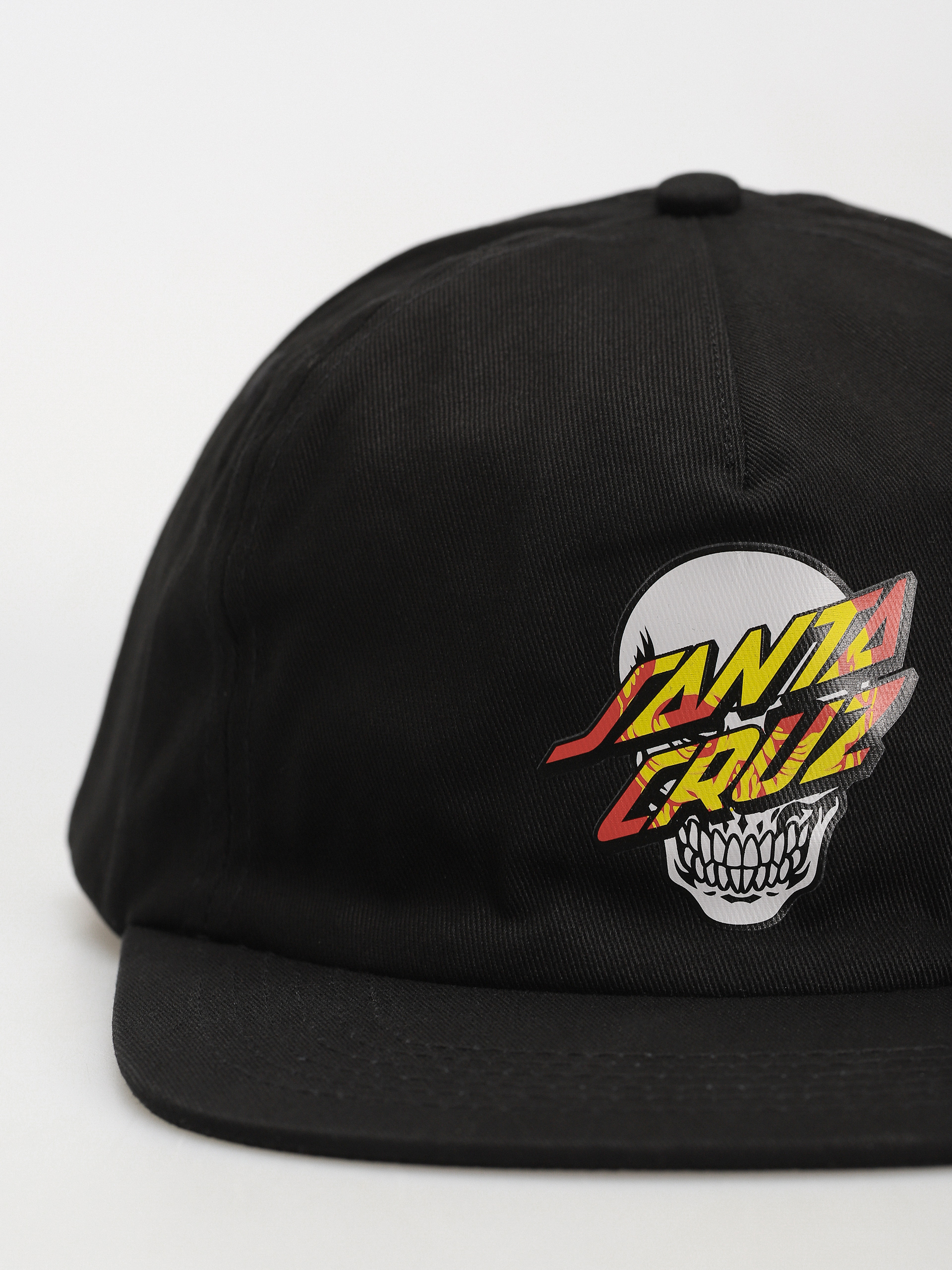 Santa Cruz Dressen Skull Dot Snapback Baseball sapka (black)