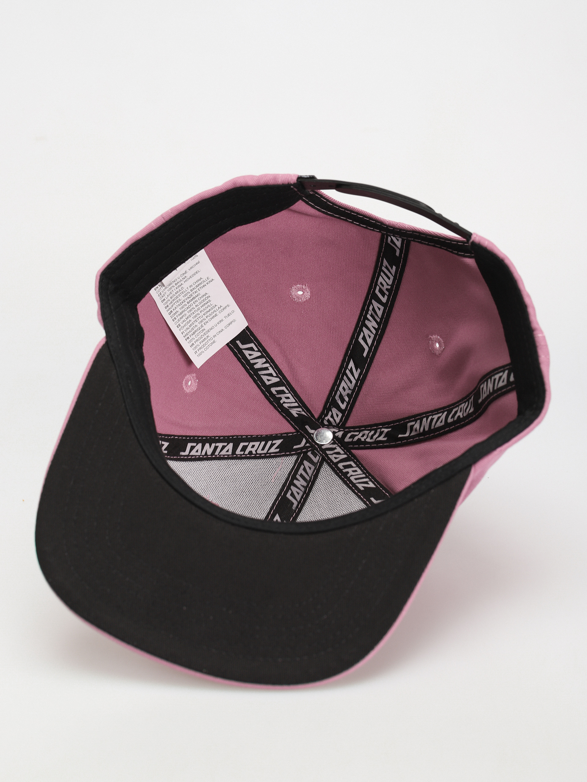 Santa Cruz Melting Hand Snapback Baseball sapka (dusty rose)