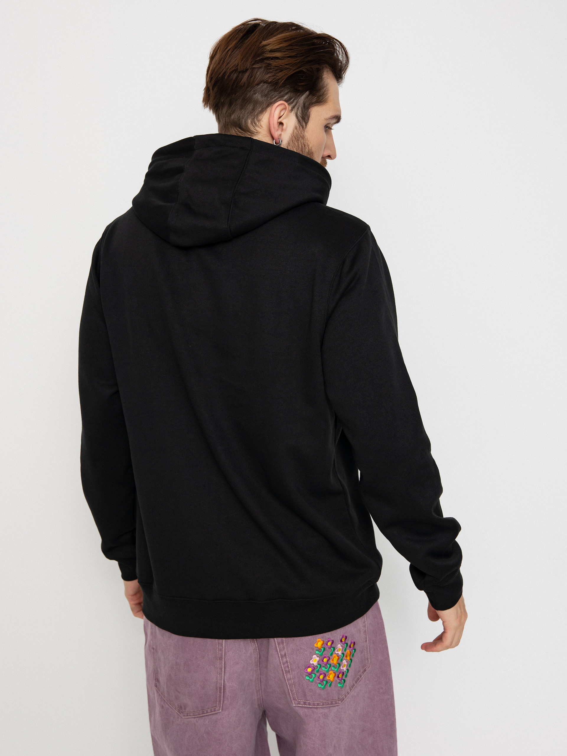 Fox Wordmark HD Kapucnis pulóver (black)