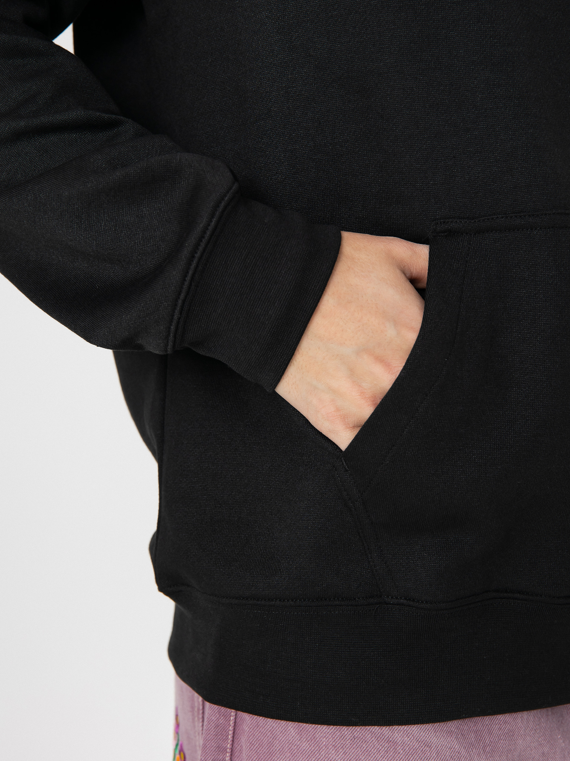 Fox Wordmark HD Kapucnis pulóver (black)