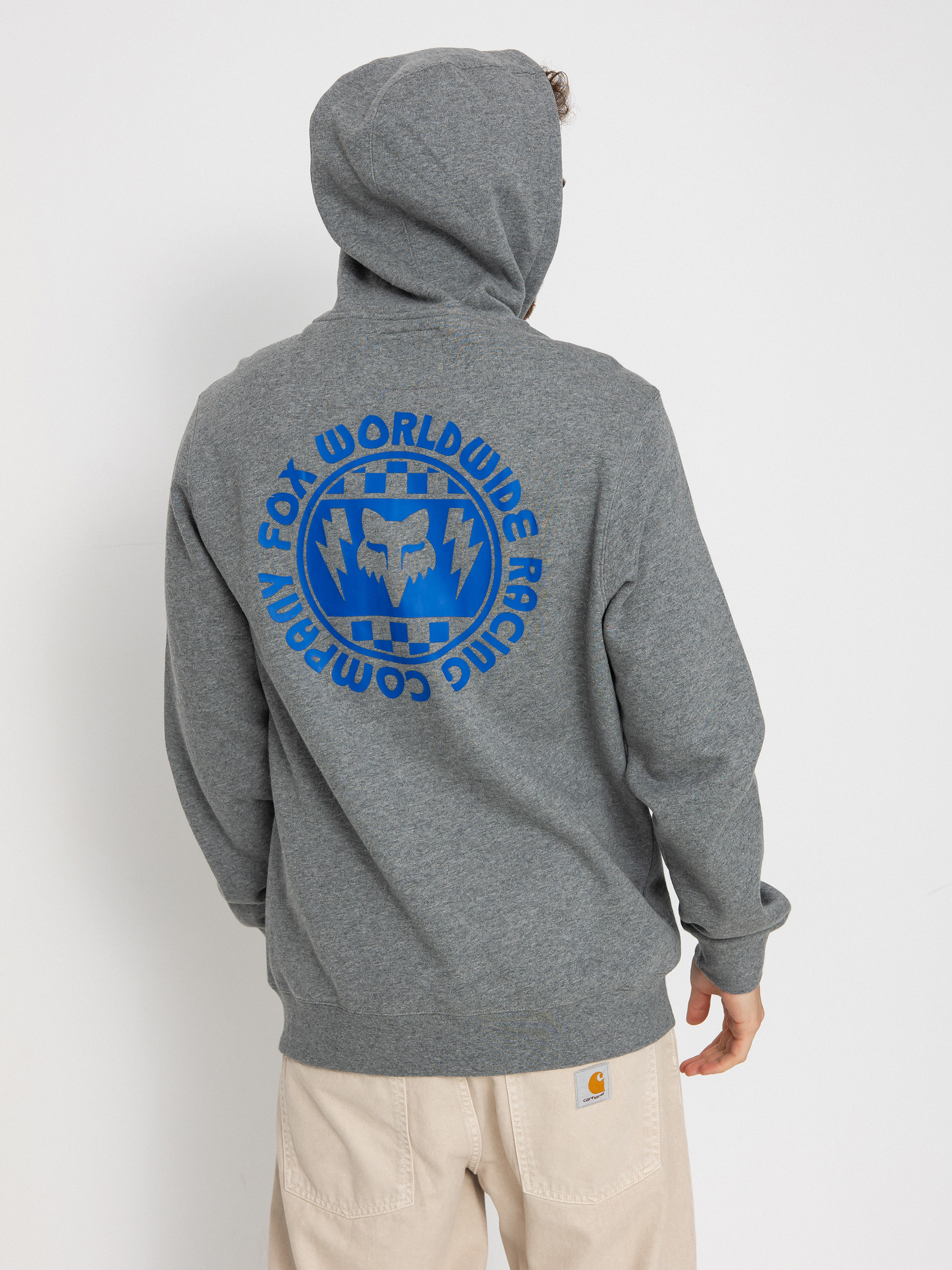 Kapucnis pulóver Fox Next Level ZHD (heather graphite)