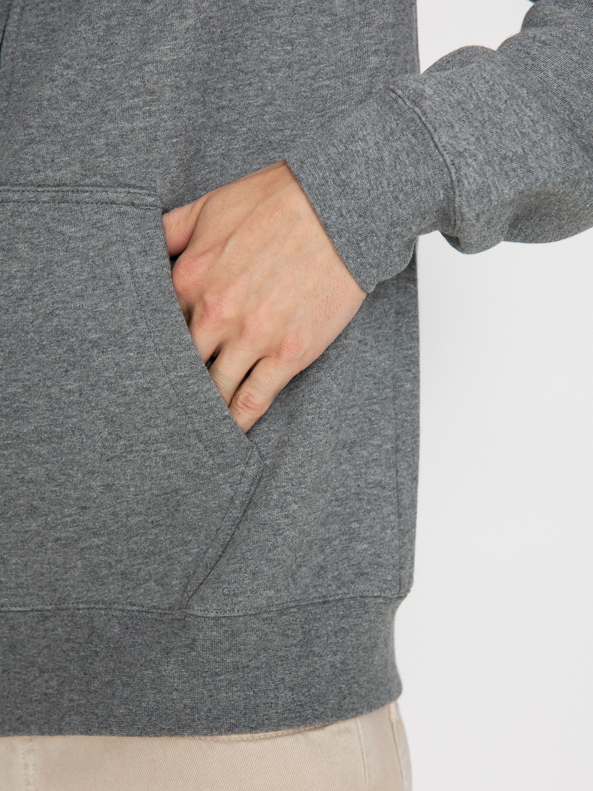 Kapucnis pulóver Fox Next Level ZHD (heather graphite)