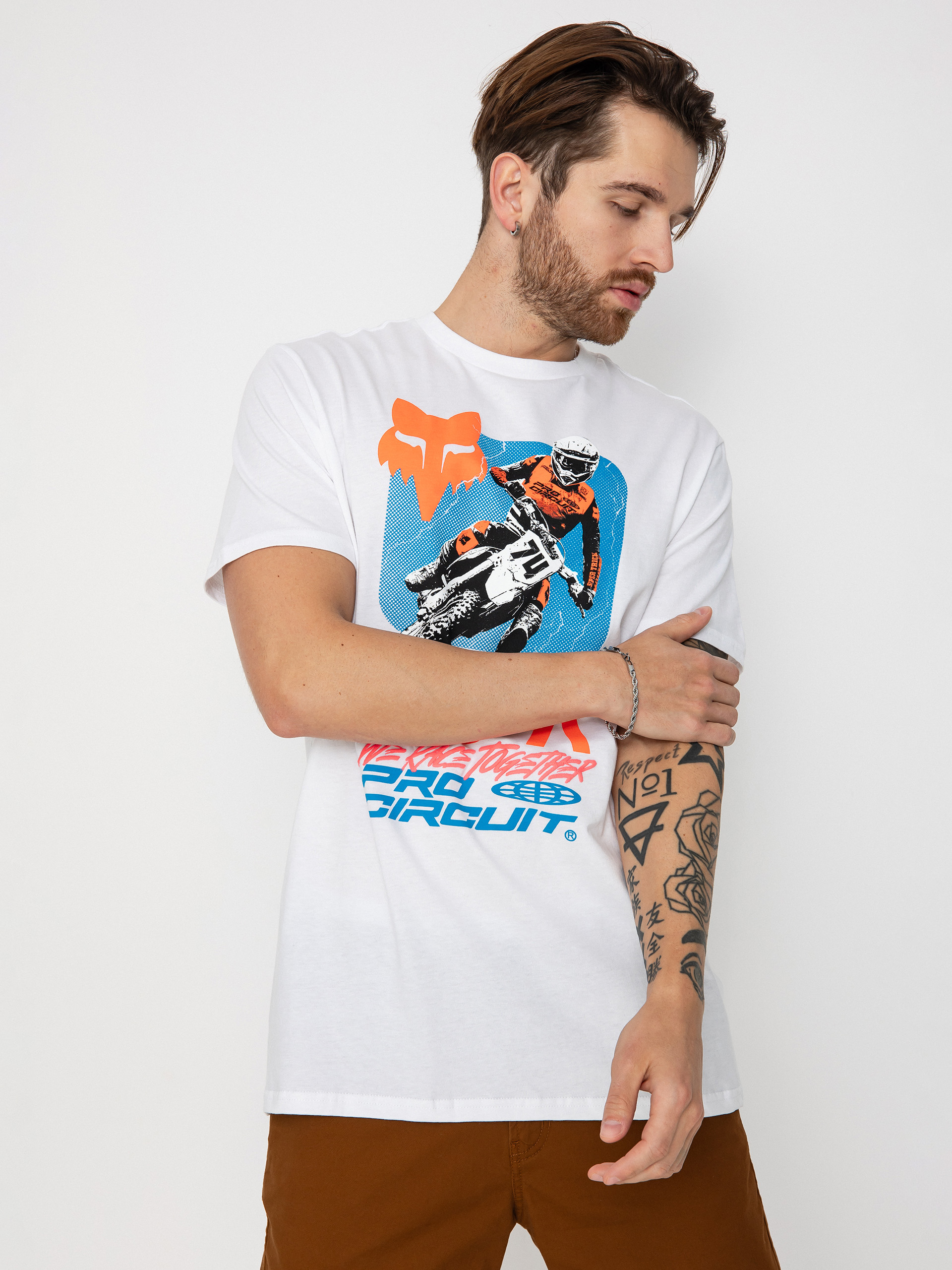 Fox X Pro Circuit Prem Póló (optic white)