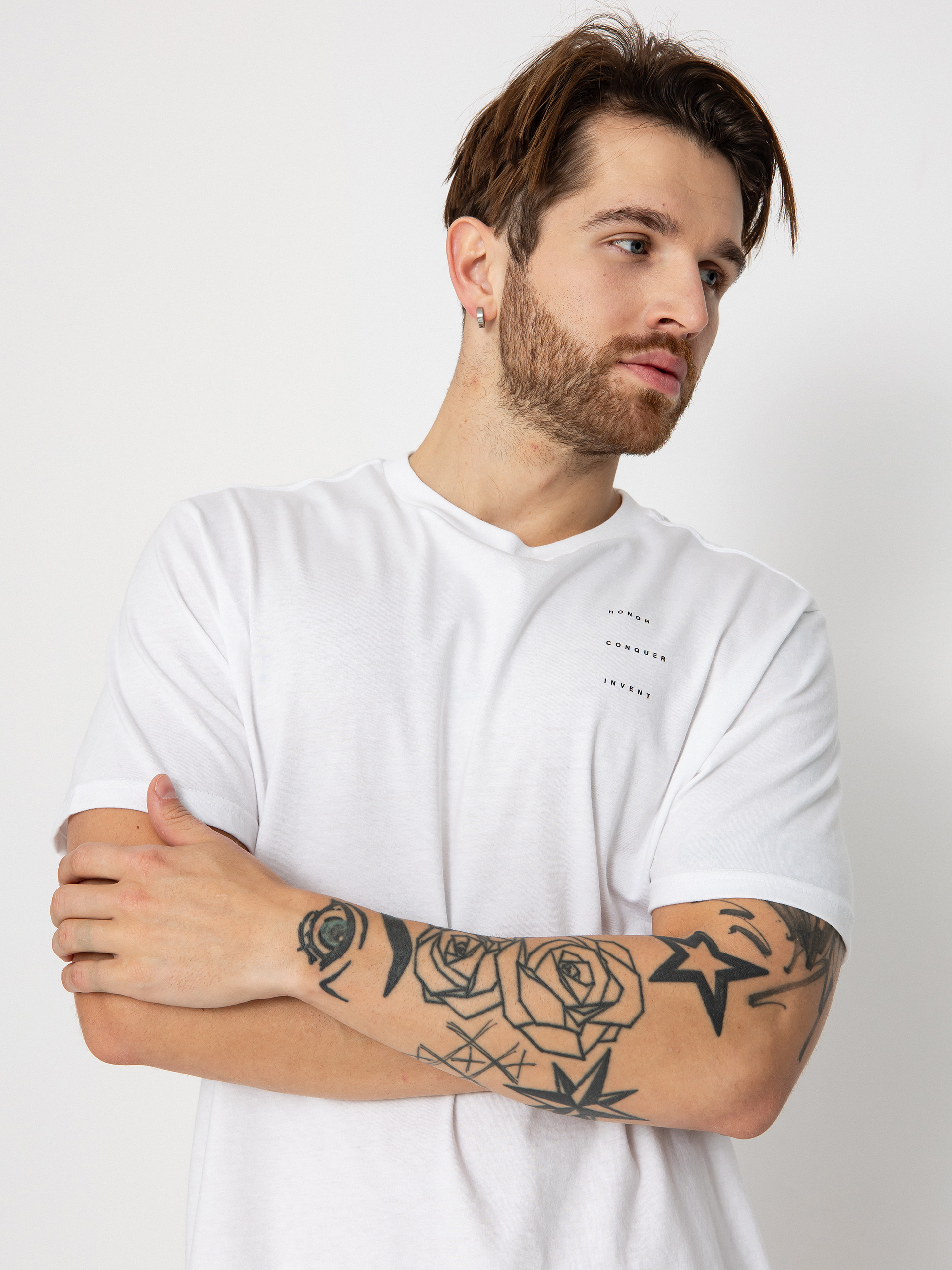 Fox Sipping Prem Póló (white)