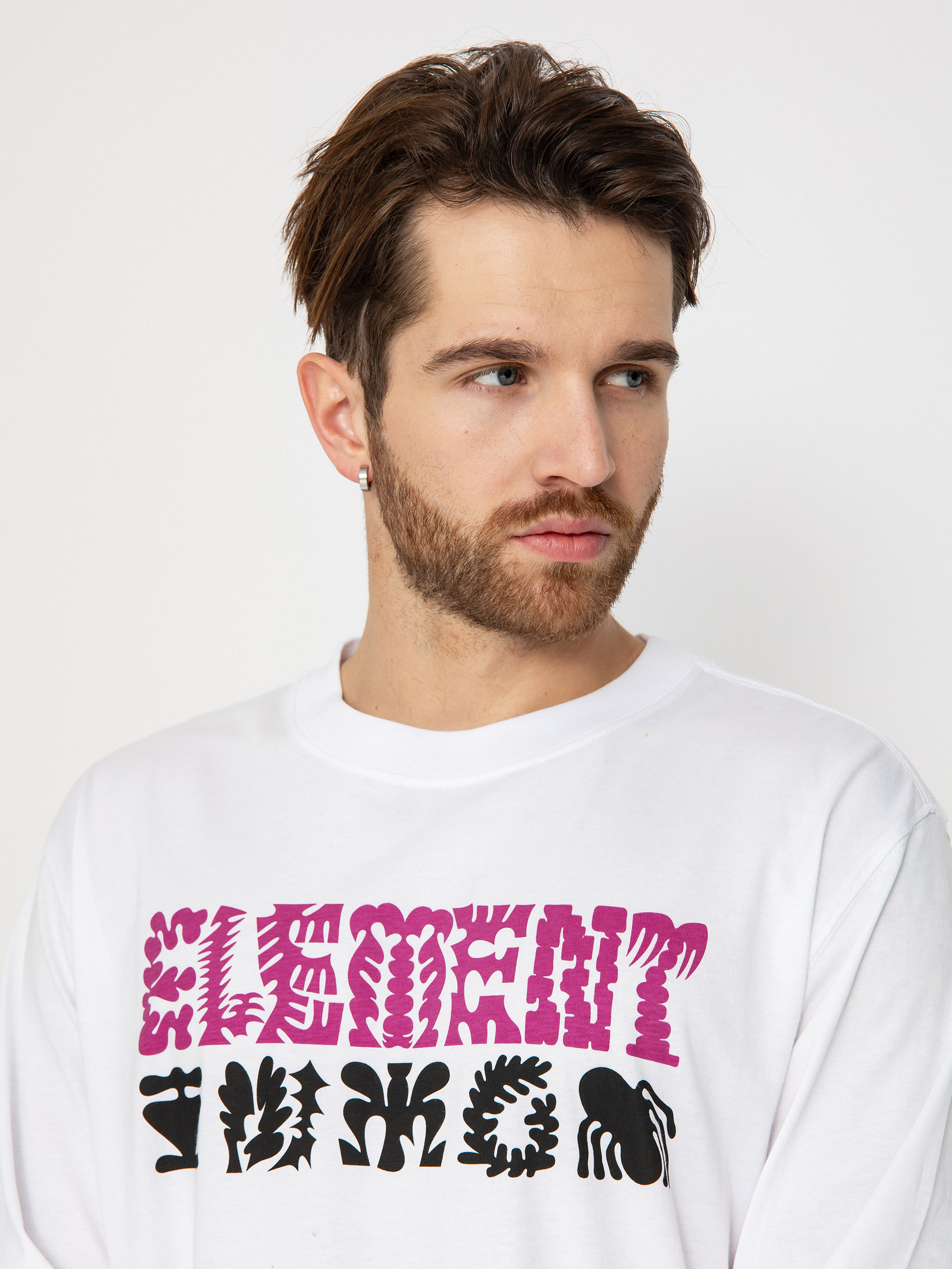 Element Awake Hosszú ujjú felső (optic white)