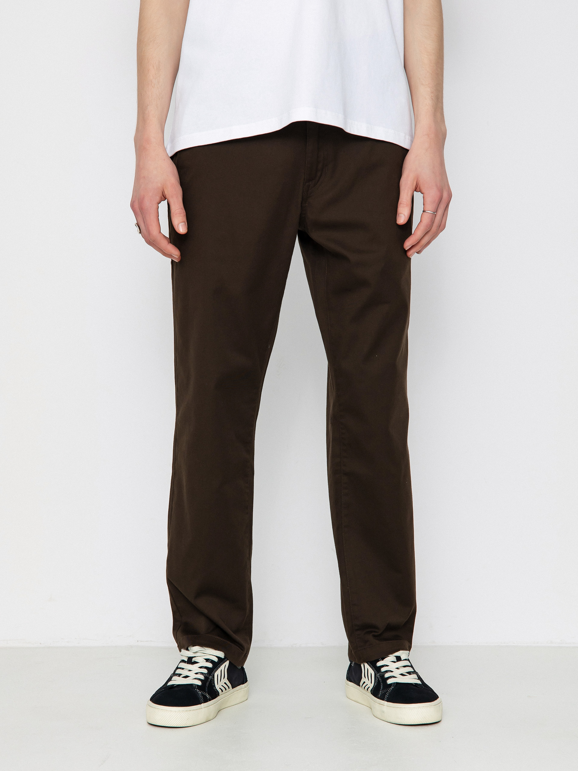 Kisnadrág Volcom Frickin Modern Stret (dark brown)