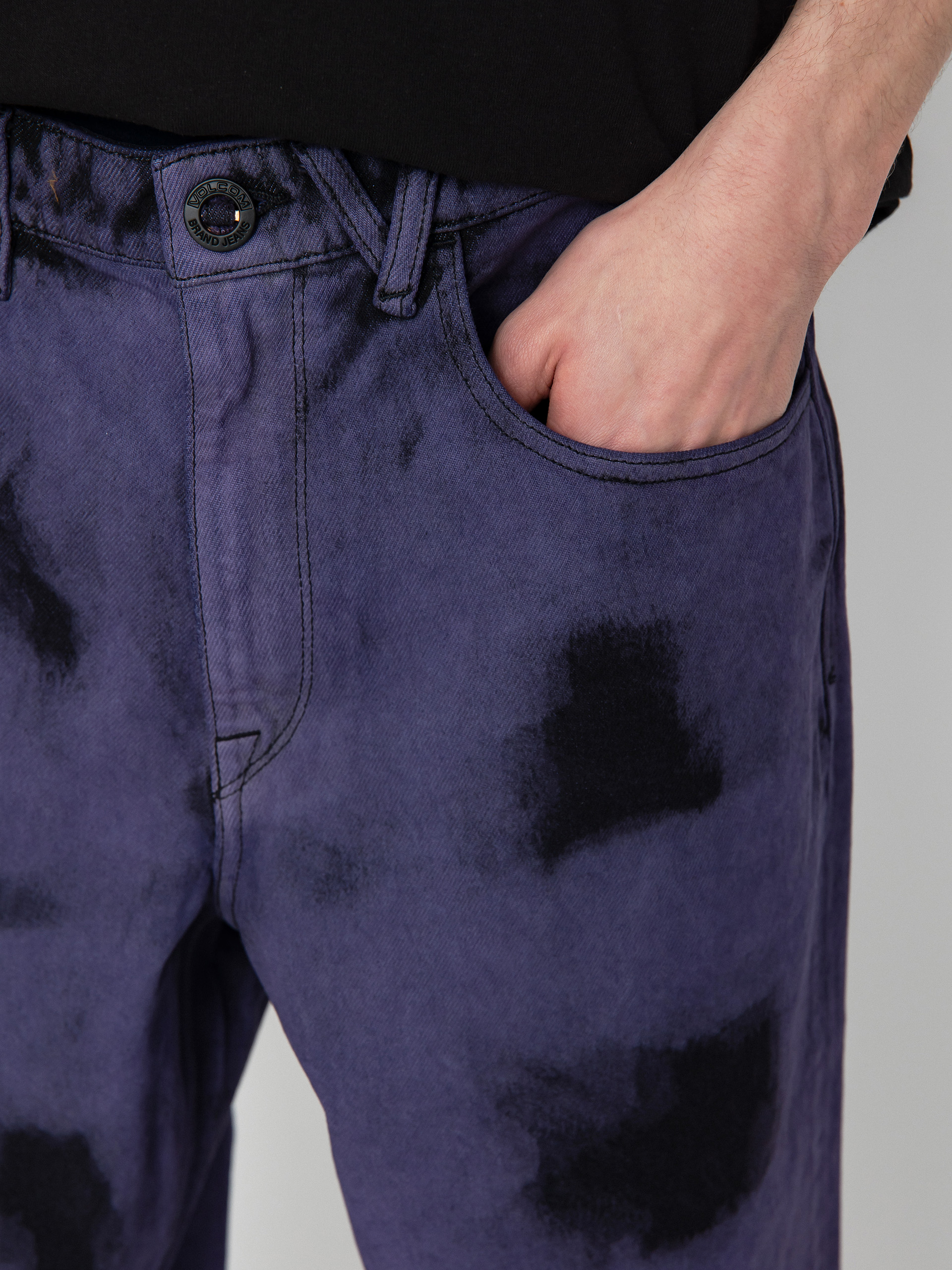 Volcom Billow Denim Kisnadrág (deep purple)