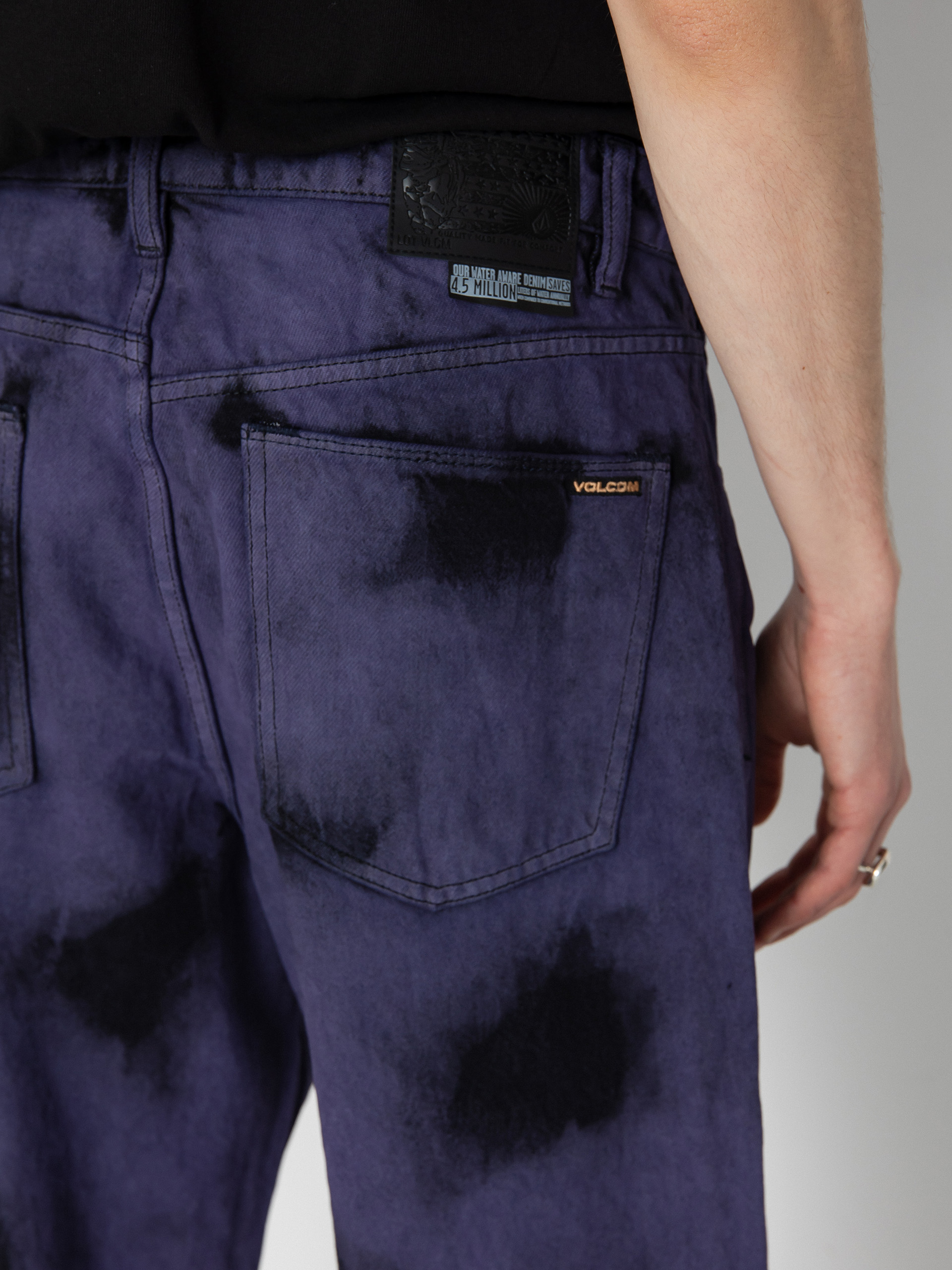 Volcom Billow Denim Kisnadrág (deep purple)