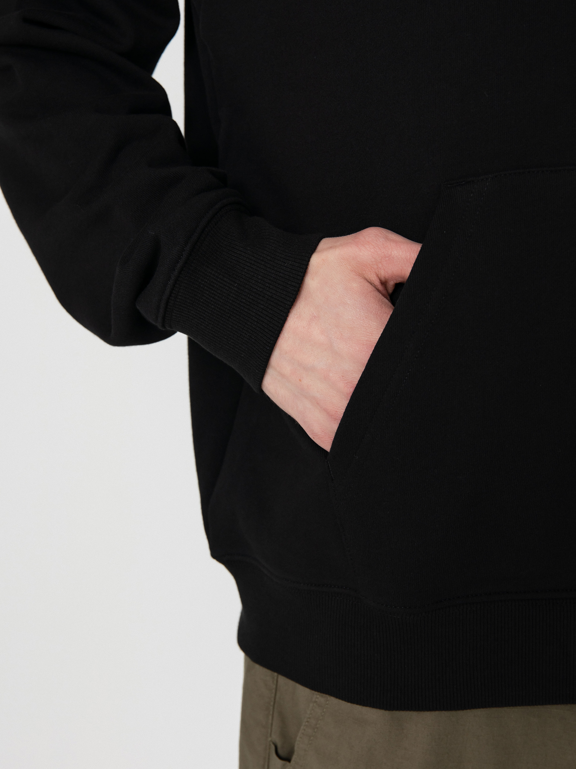 Kapucnis pulóver Volcom Terrystoned HD (black)