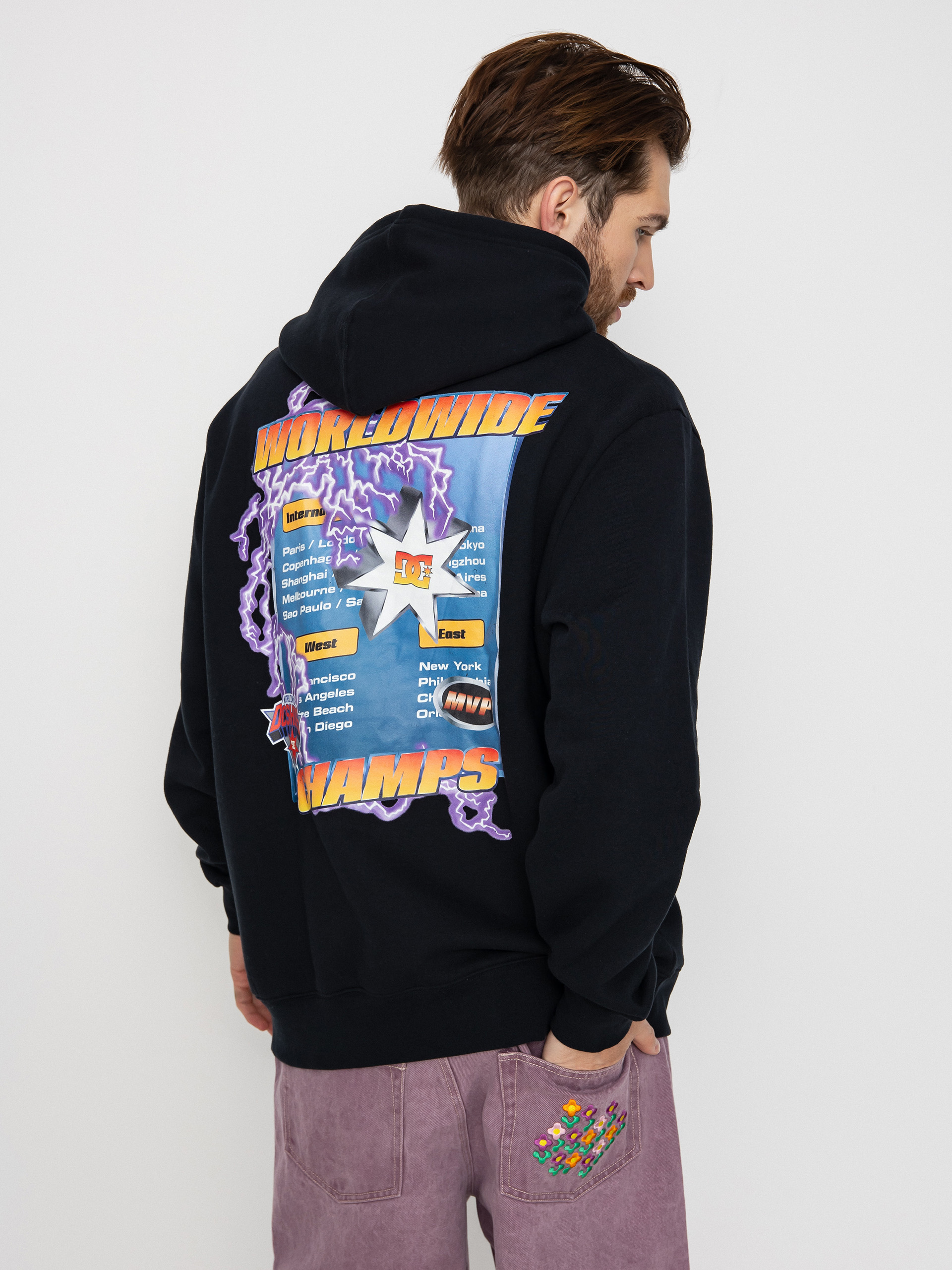 DC The Champs HD Kapucnis pulóver (black)