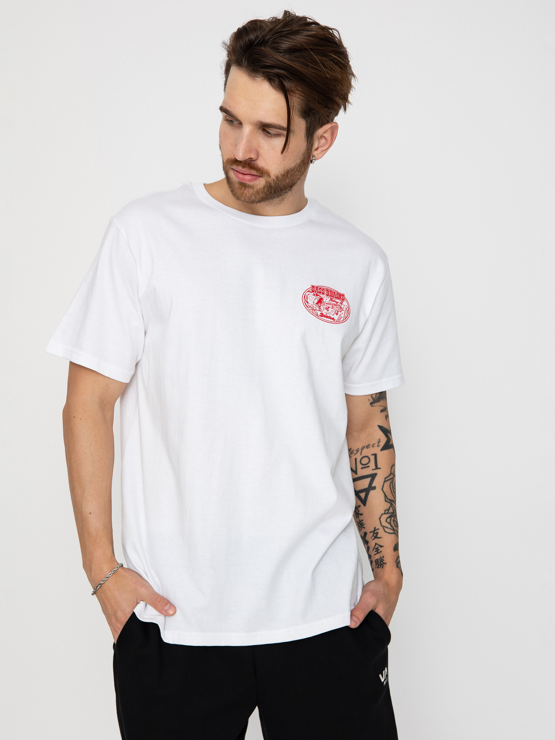 Brixton Bass Brains Swim Stt Póló (white)