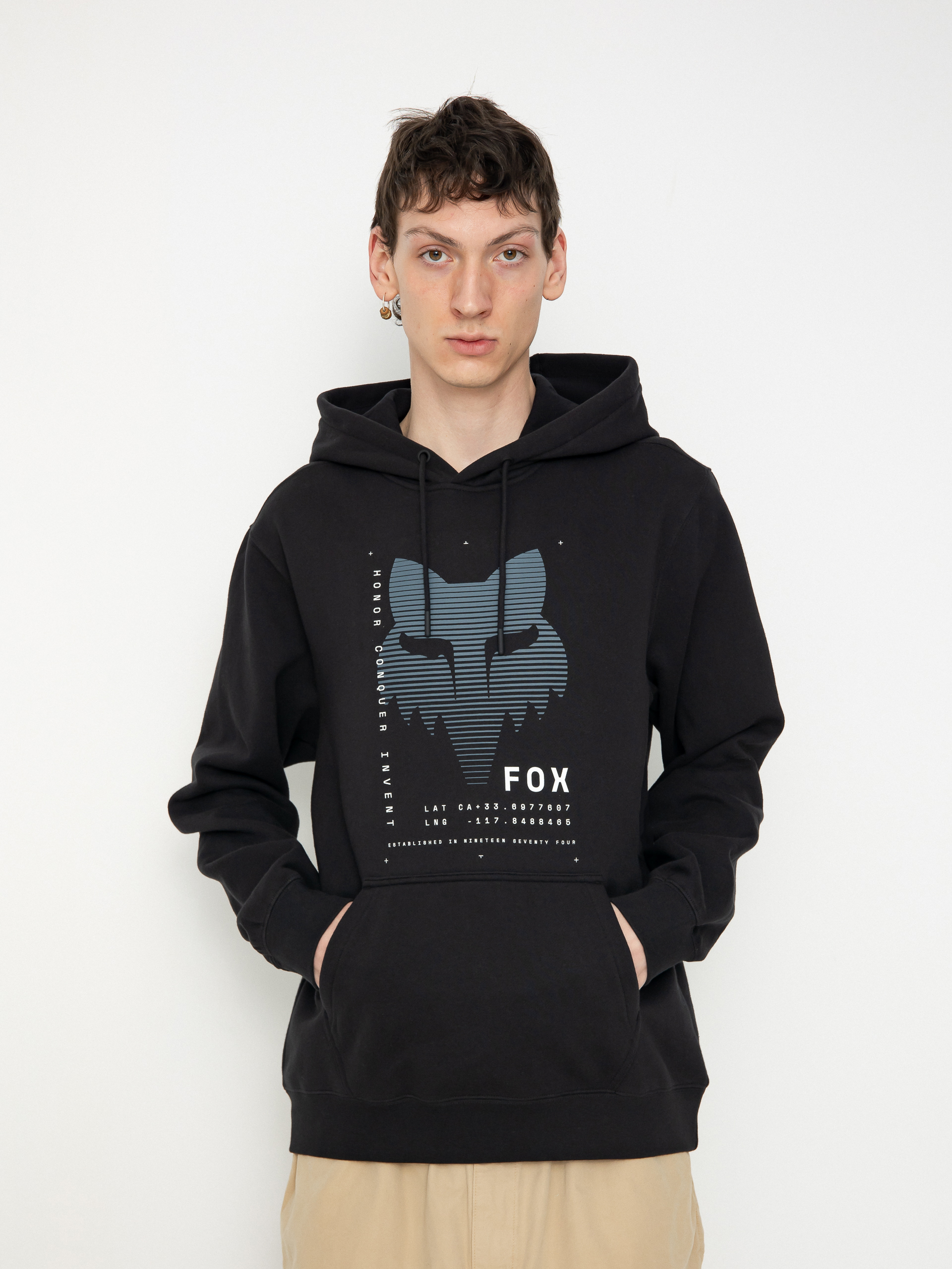 Fox Dispute HD Kapucnis pulóver (black)