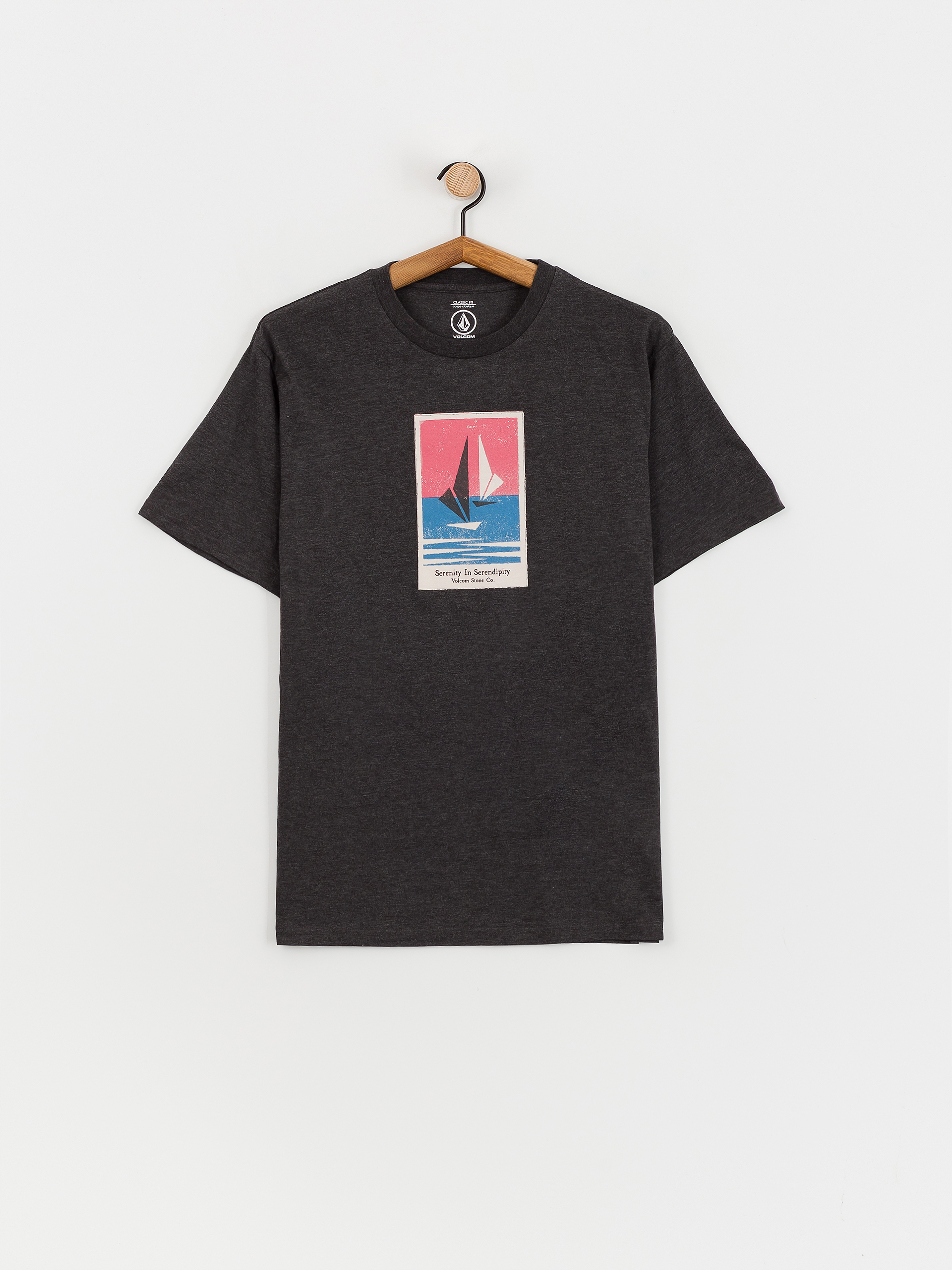 Volcom Catamaran Hth Póló (heather black)