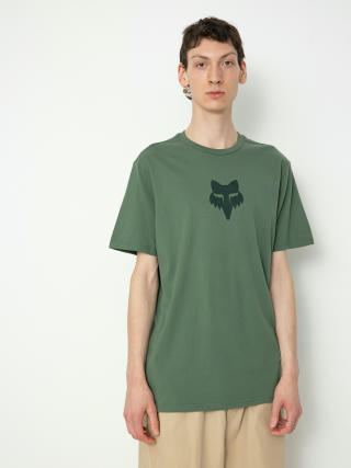 Fox Fox Head Prem Póló (hunter green)