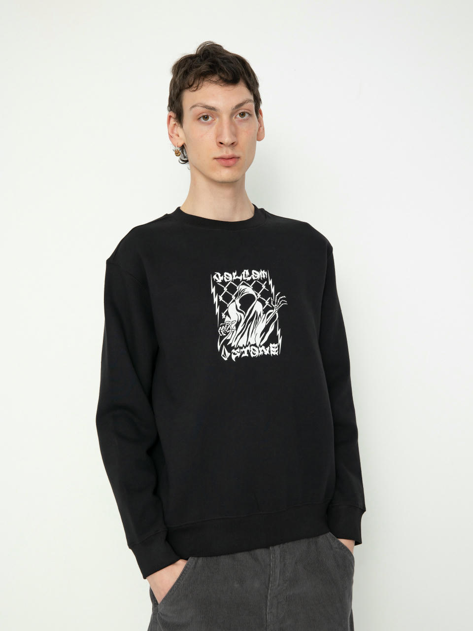 Volcom Watanite Crew Pulóver (black)