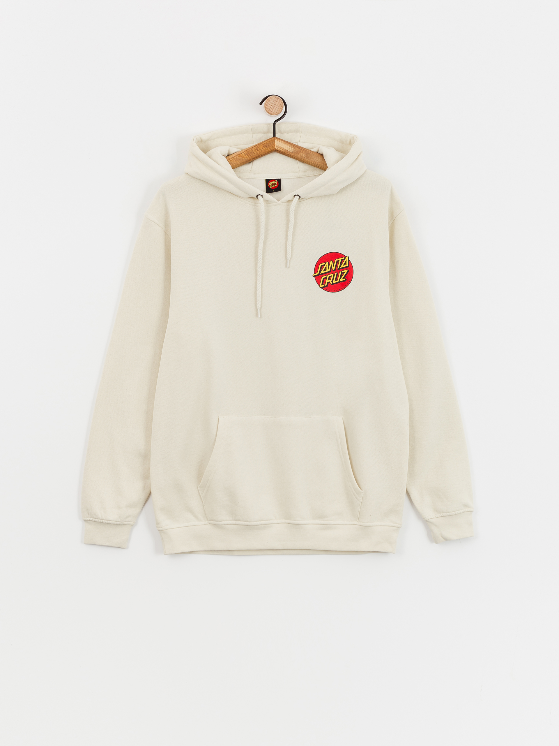 Santa Cruz Classic Dot Chest Pulóver (light grey)