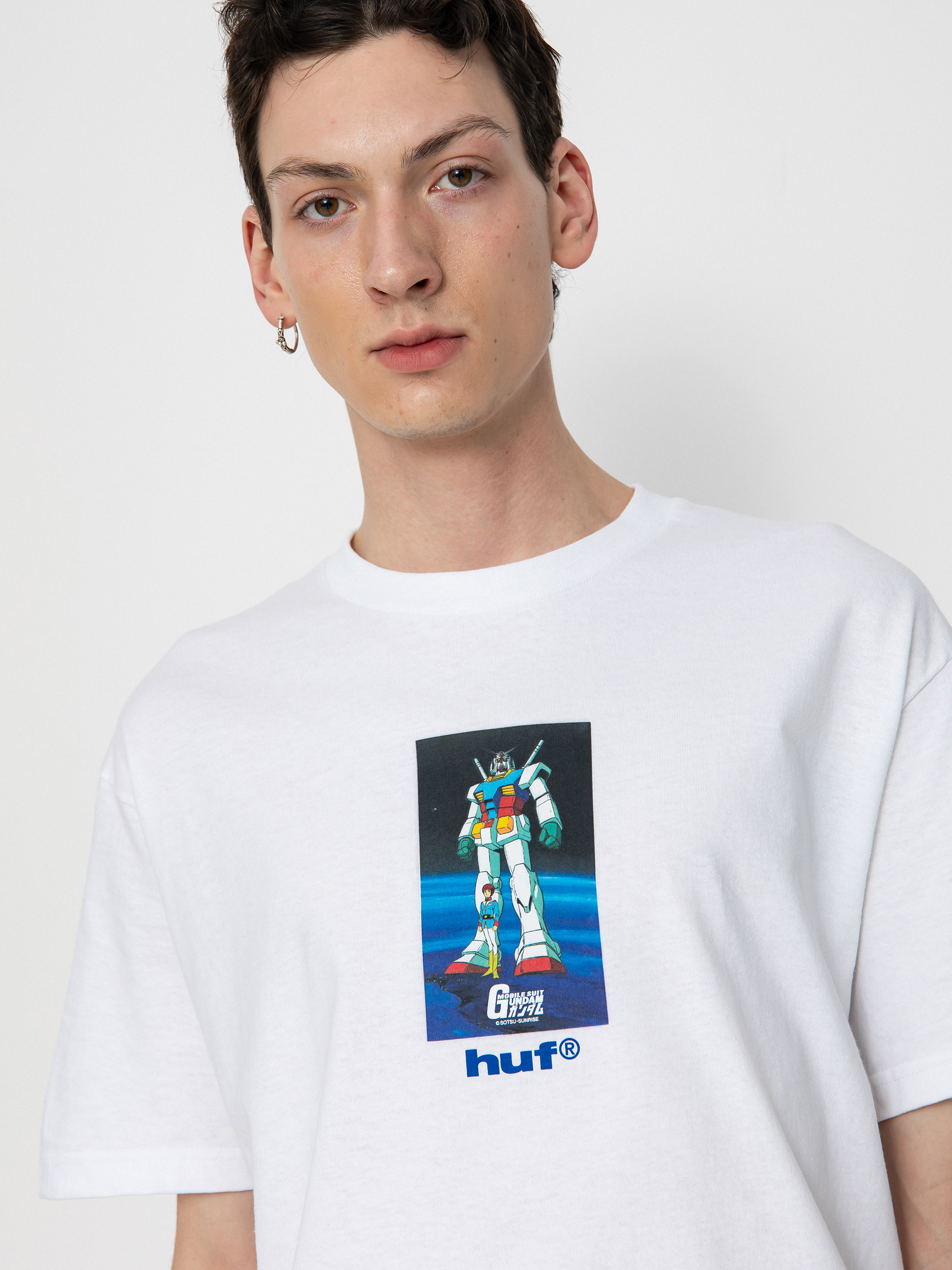 Póló HUF X Gundam Rx-78 (white)
