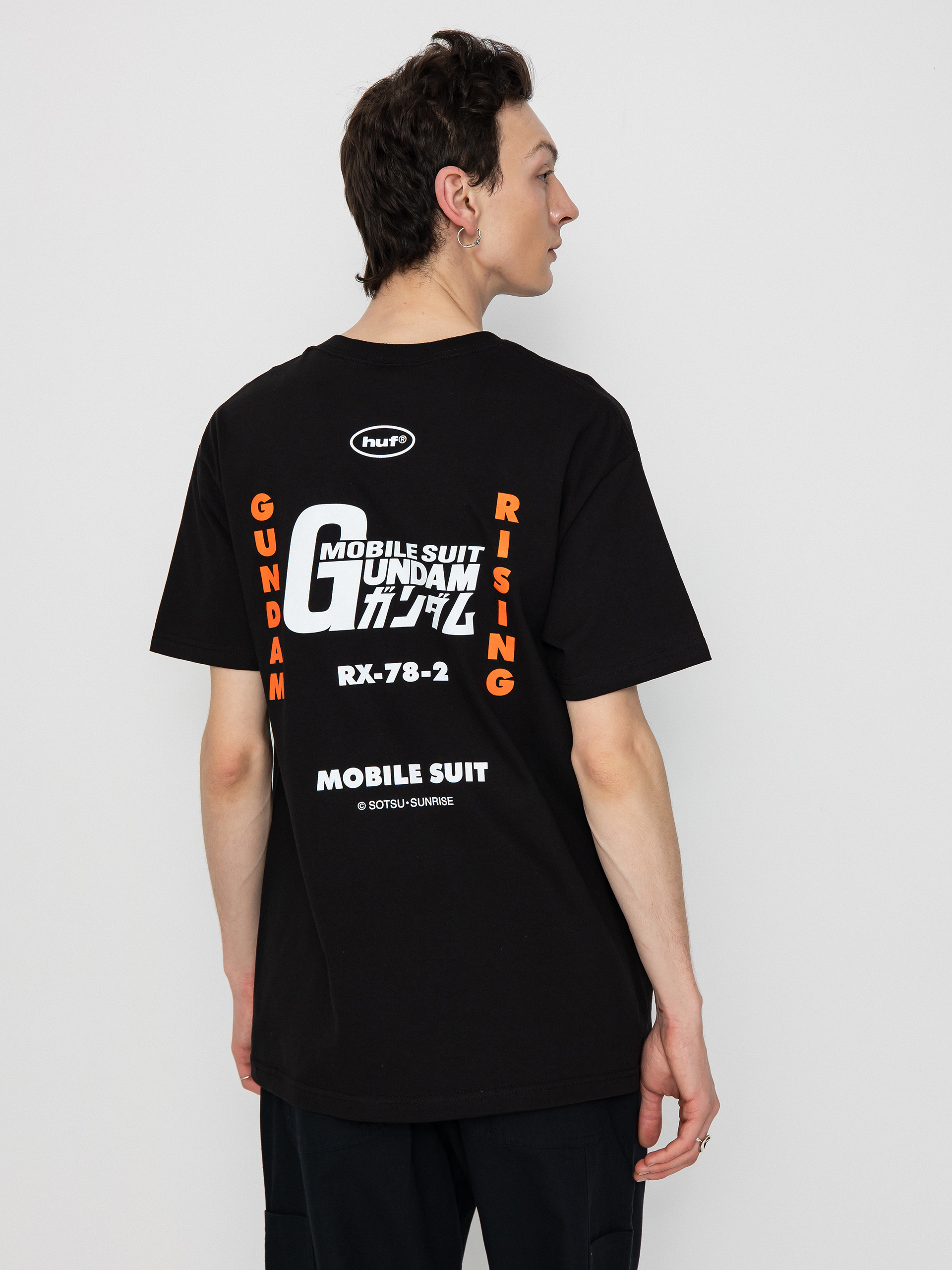 Póló HUF X Gundam Wing Gundam Rising (black)