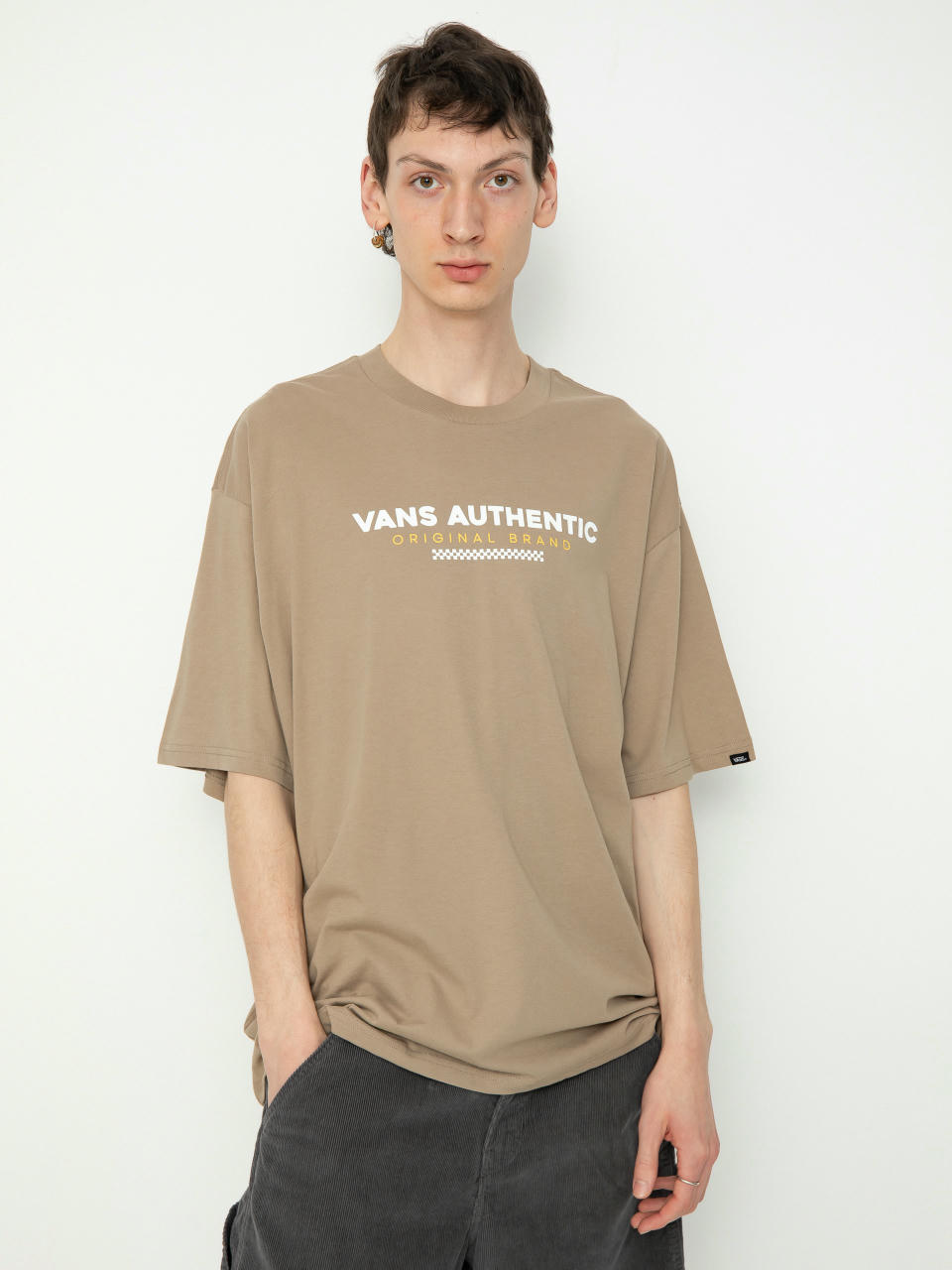 Póló Vans Vans Sport Loose Fit (desert taupe)