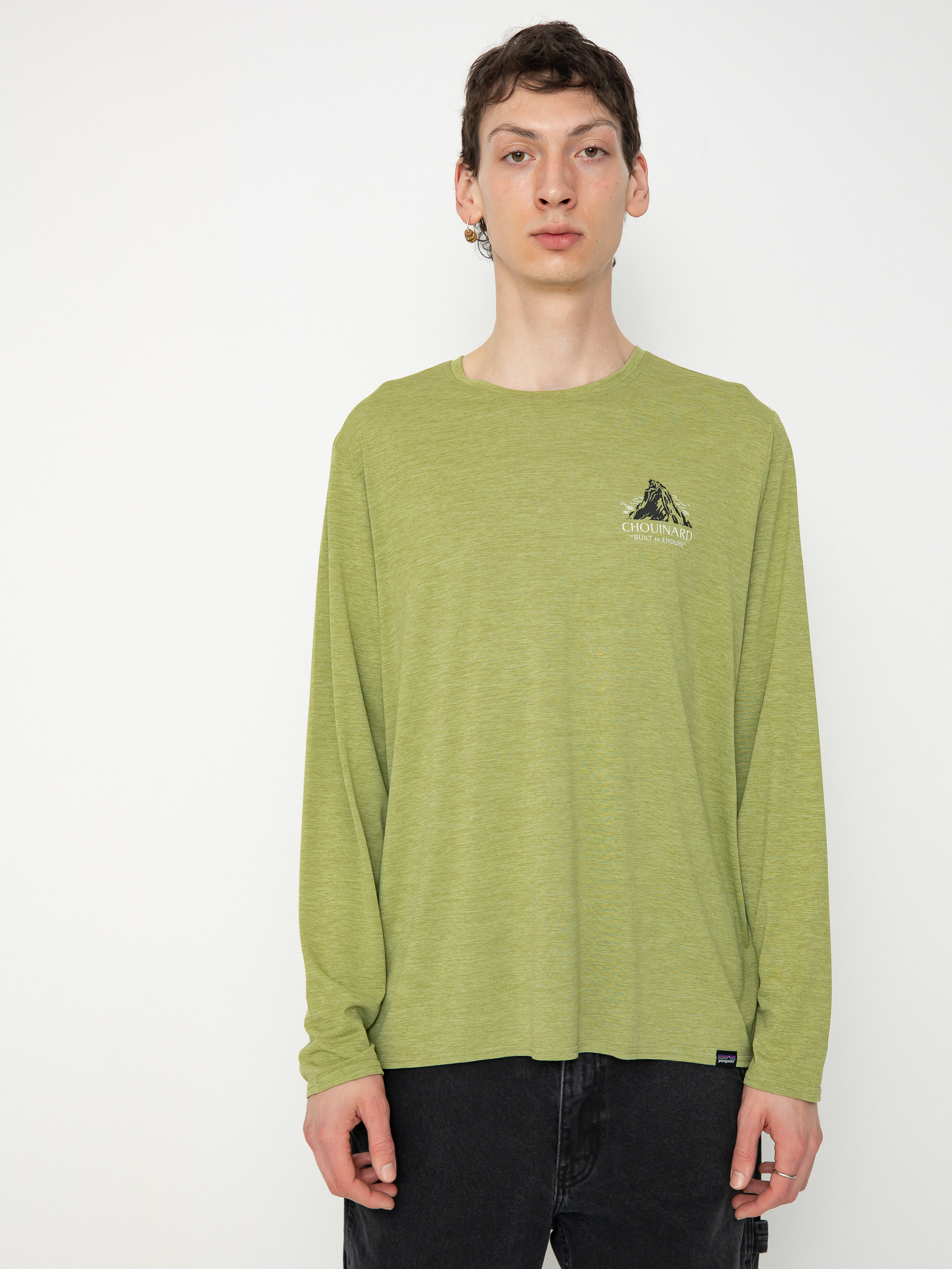 Patagonia Cap Cool Daily Graphic Hosszú ujjú felső (chouinard crest buckhorn green x-dye)